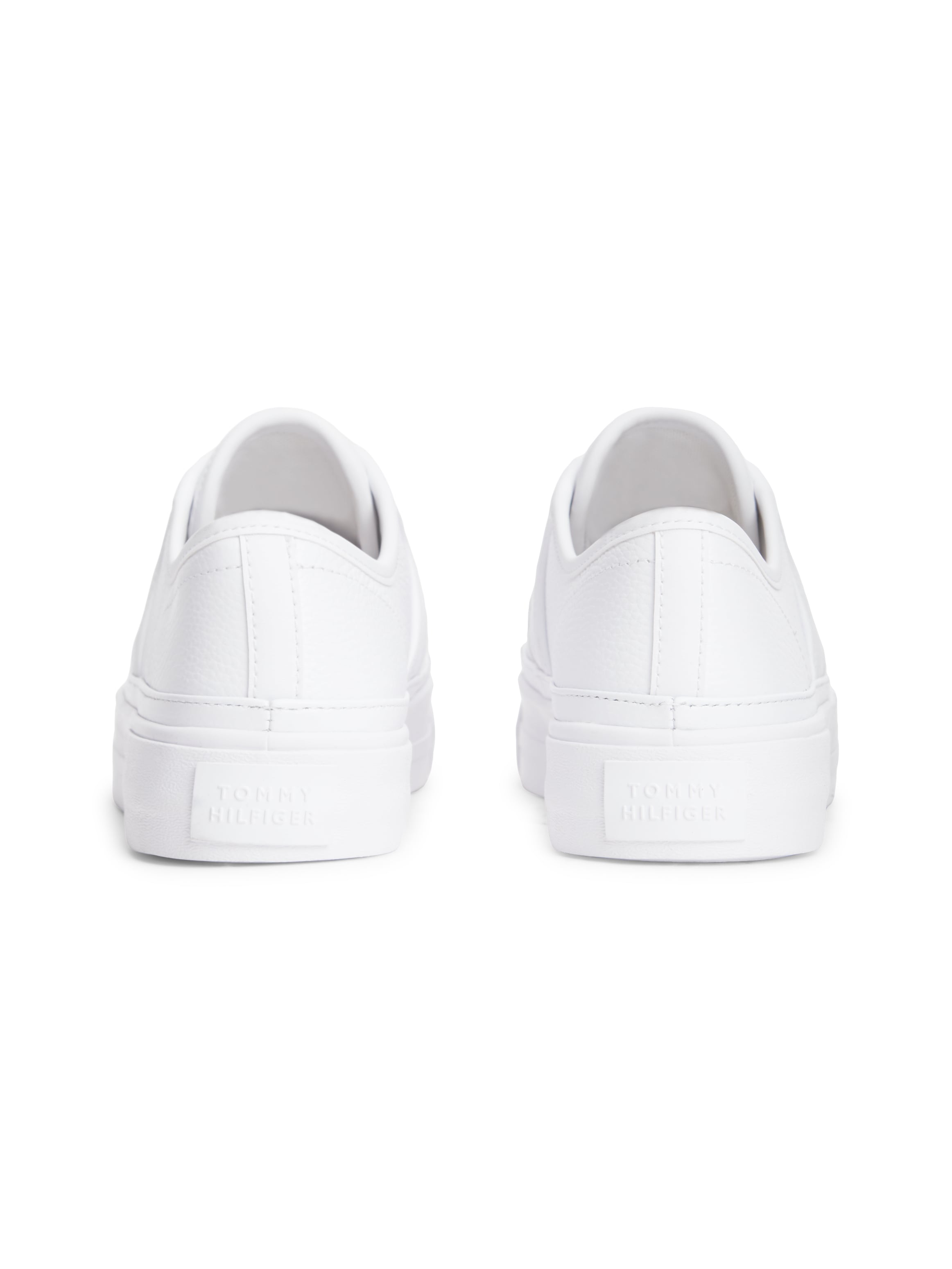 Tommy Hilfiger Plateausneaker »PLATFORM VULC SNEAKER PIPING LTR«  Freizeitschuh, Halbschuh, Schnürschuh mit seitlichem Flaggen-Element
