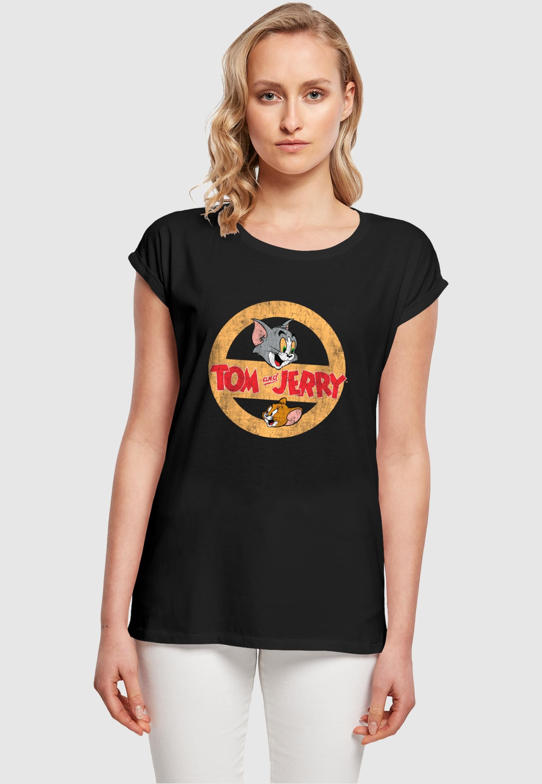 ABSOLUTE CULT T-Shirt "ABSOLUTE CULT Damen Ladies Tom and Jerry - Circle On günstig online kaufen