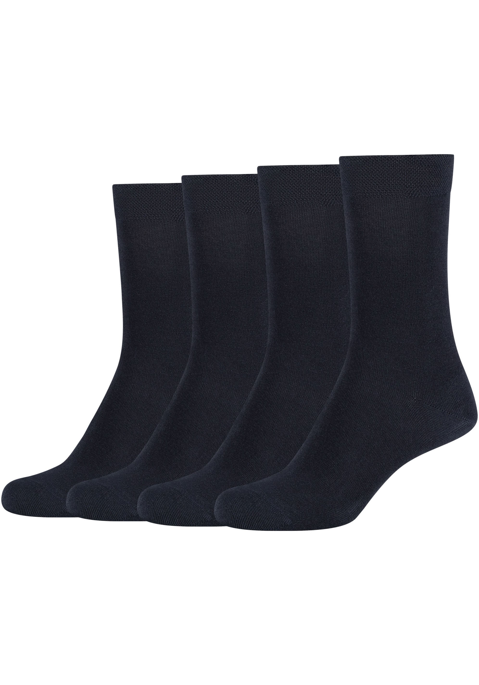 Camano Basicsocken "ca-soft", (4er Pack), Mit weichem Komfortbund ohne Gumm günstig online kaufen