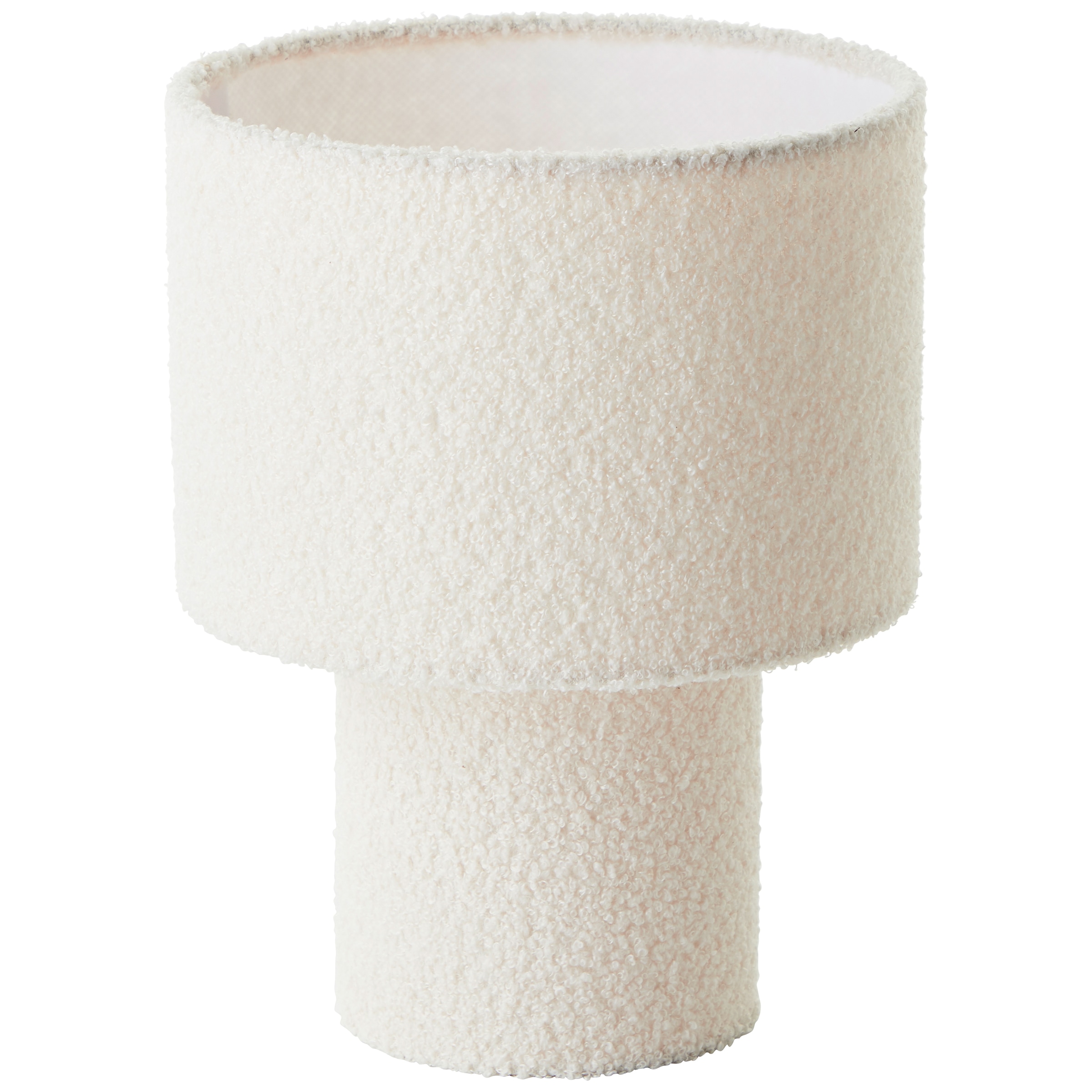 Brilliant Tischleuchte »Teddy«, 1 flammig, Leuchtmittel E27 | ohne Leuchtmittel, flauschiger Teddystoff, 30 x 23 cm, E27, Textil