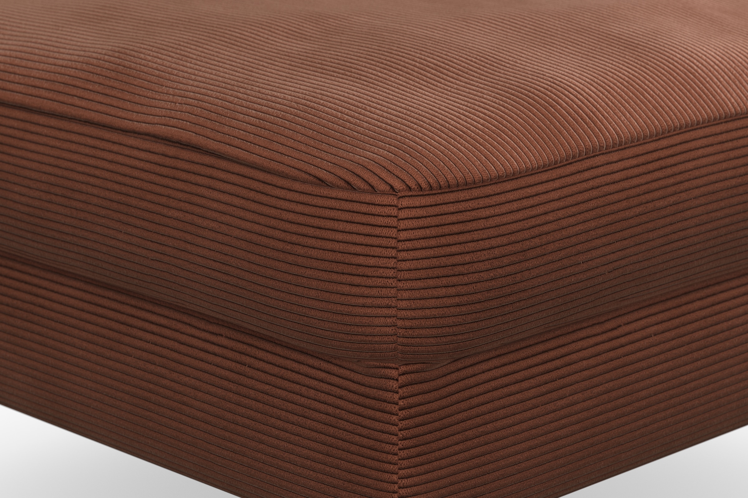 sit&more Polsterhocker »Cabana« mit stylischen Metallfüßen