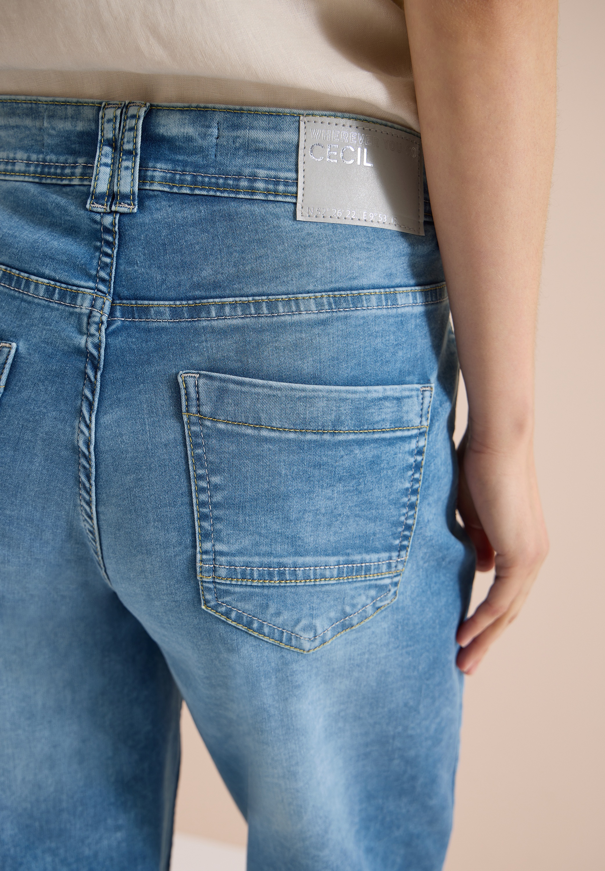 Cecil Shorts »Neele«  Jeans-Shorts/Loose Fit mit Stretch