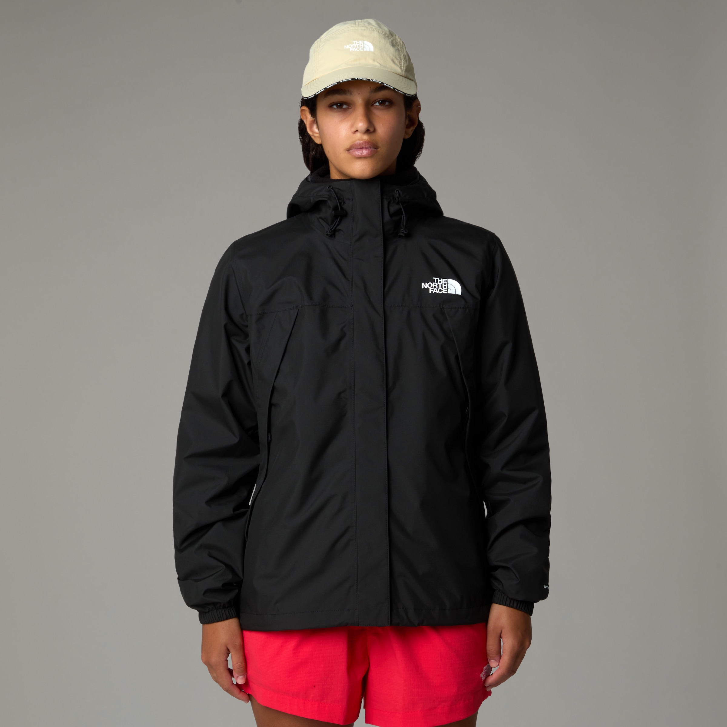 The North Face "W ANTORA RAIN JACKET" wasserdichtes DryVent™-Außenmaterial, winddicht