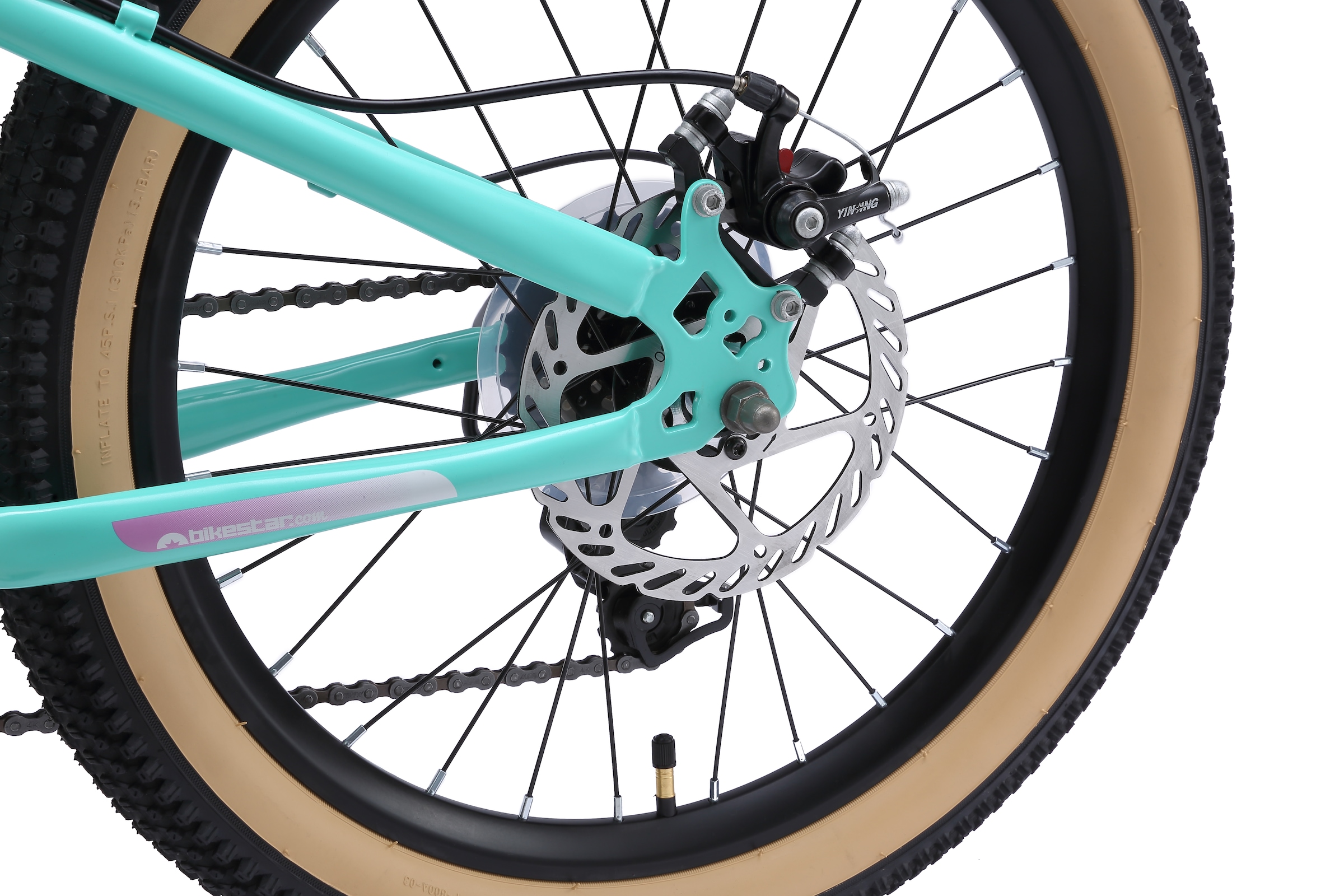 Bikestar Jugendfahrrad 7 Gang Shimano RD-TY21 Schaltwerk Kettenschaltung