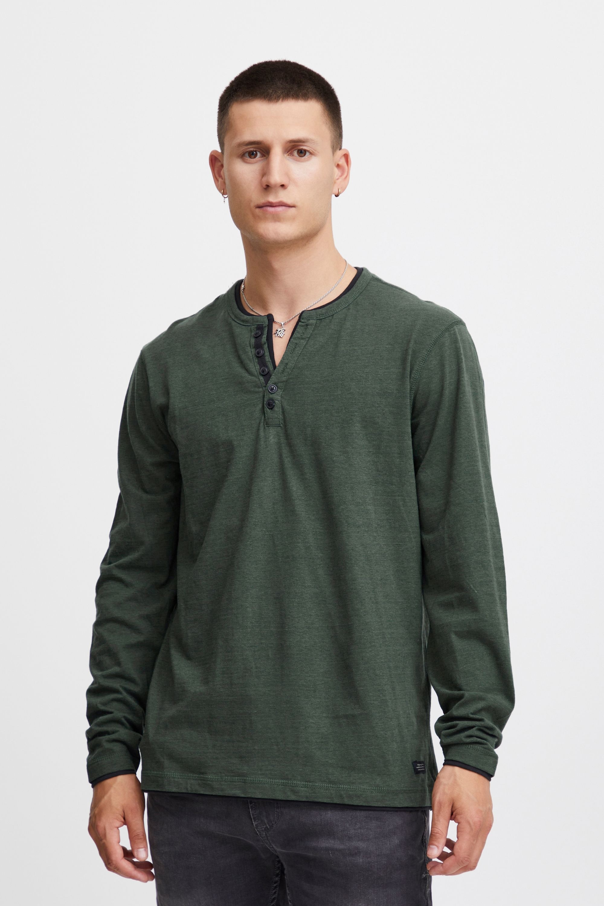 Blend Langarmshirt »BLEND Grandad T-shirt - 20715757«