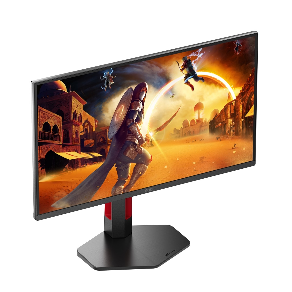 AOC Gaming-Monitor »Q25G4SR« 62,2 cm/25 ″  2560 x 1440 px QHD 0,3 Reaktionszeit 300 Hz neig, schwenk-, höhenverstellbar, Pivot