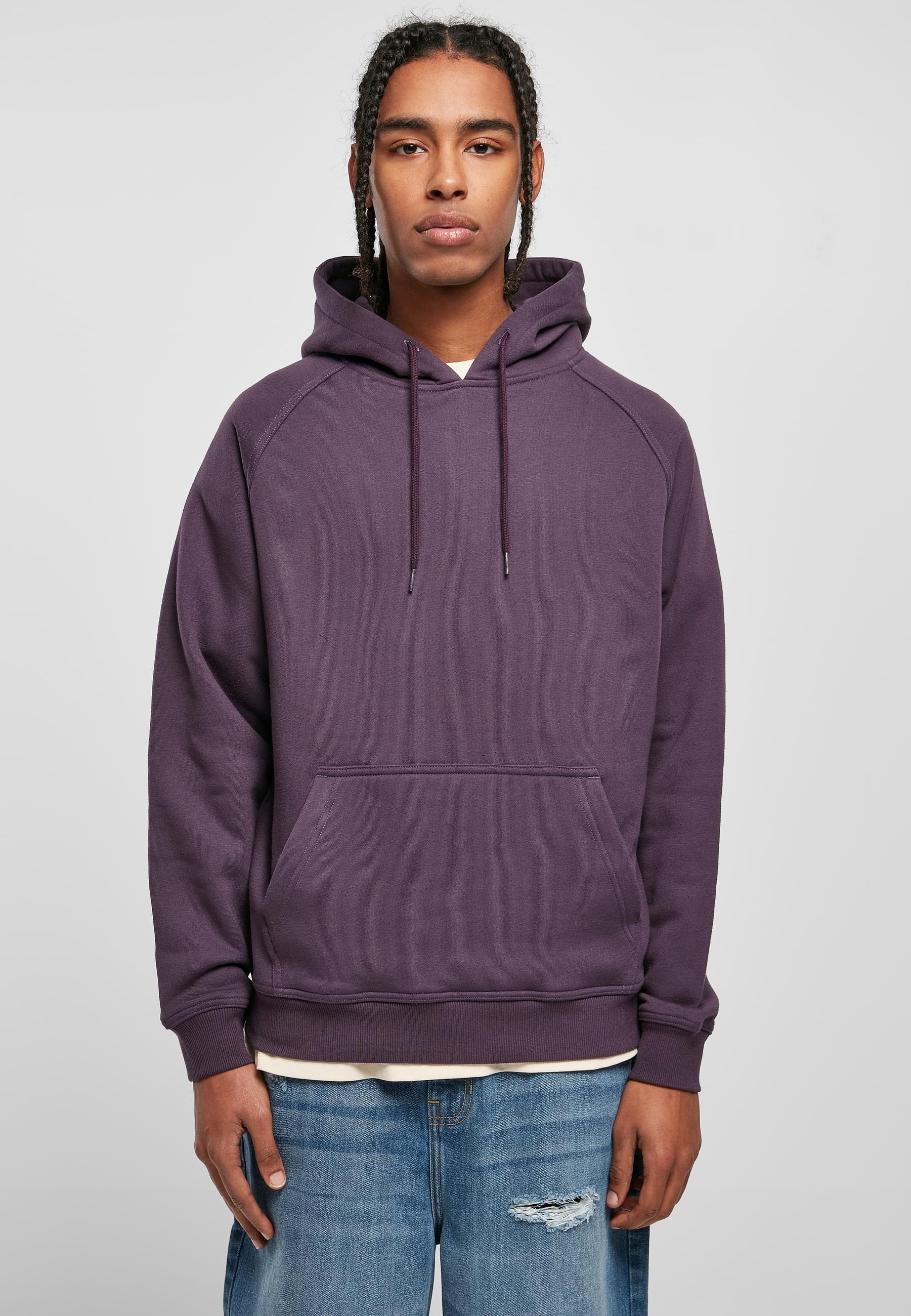 URBAN CLASSICS Sweatshirt »Urban Classics Herren Blank Hoody«, (1 tlg.)