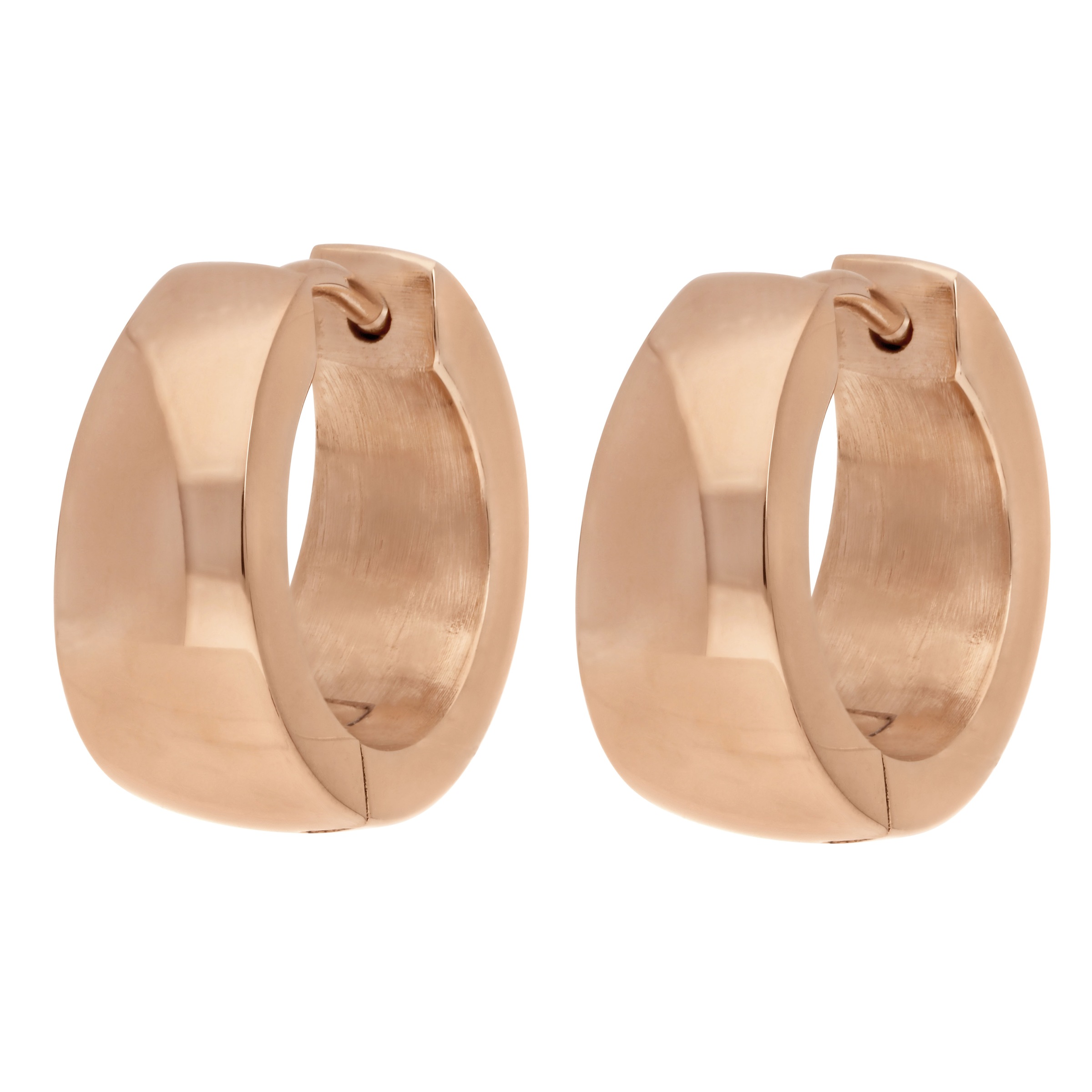 Titania Hinged Hoop Earrings Pink 2