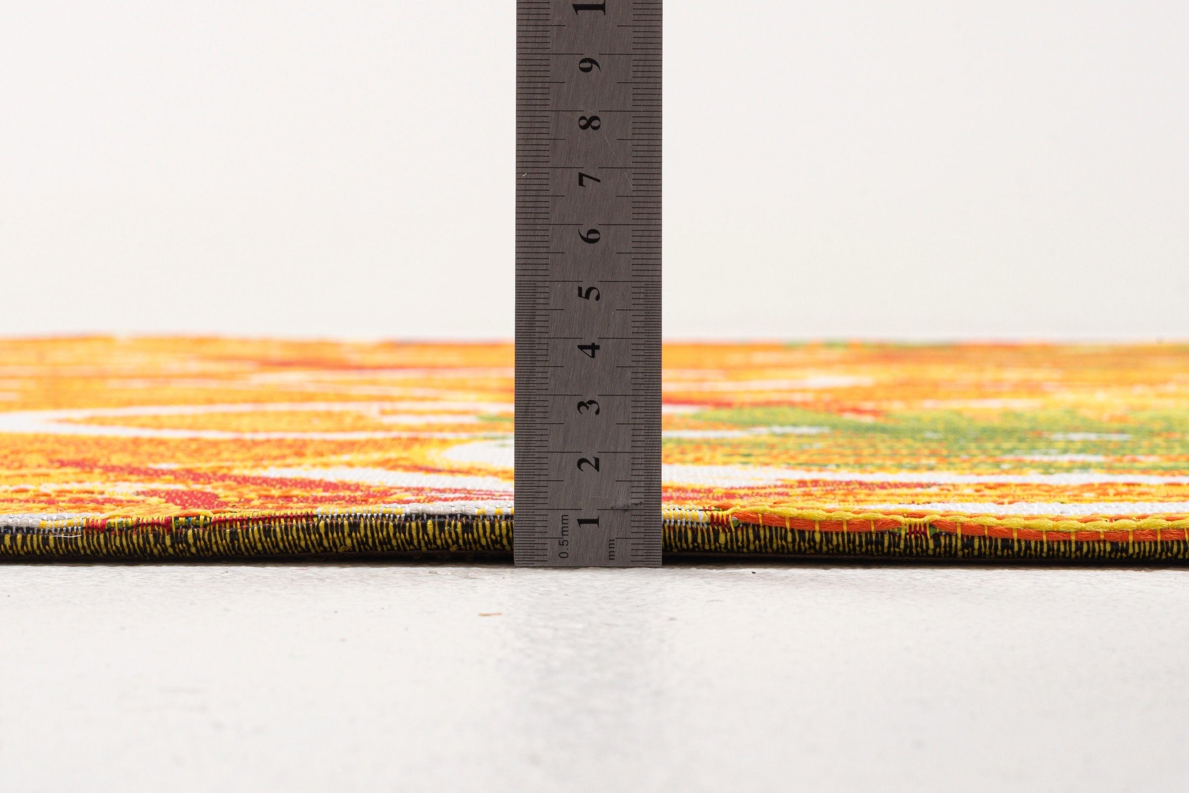 Sansibar Teppich »Rantum Beach 001«, rechteckig, 5 mm Höhe, Flachgewebe, modernes Sommer Design, In- und Outdoor geeignet