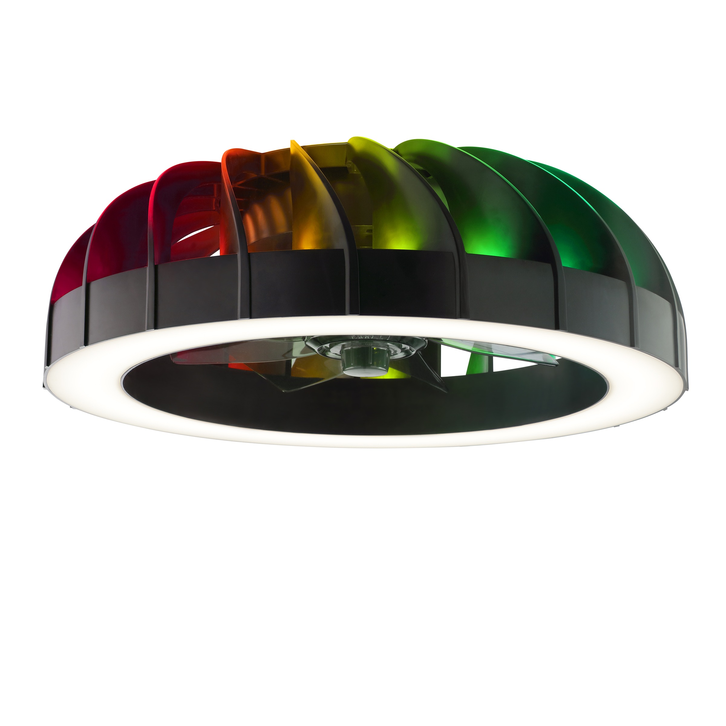 Brilliant LED Deckenleuchte »Fanora« LED-Modul 1 Stk. warmweiß - kaltweiß LED Ventilator Leuchte, 46 cm, 4300 lm, 2700-6500K, dimmbar, RGB