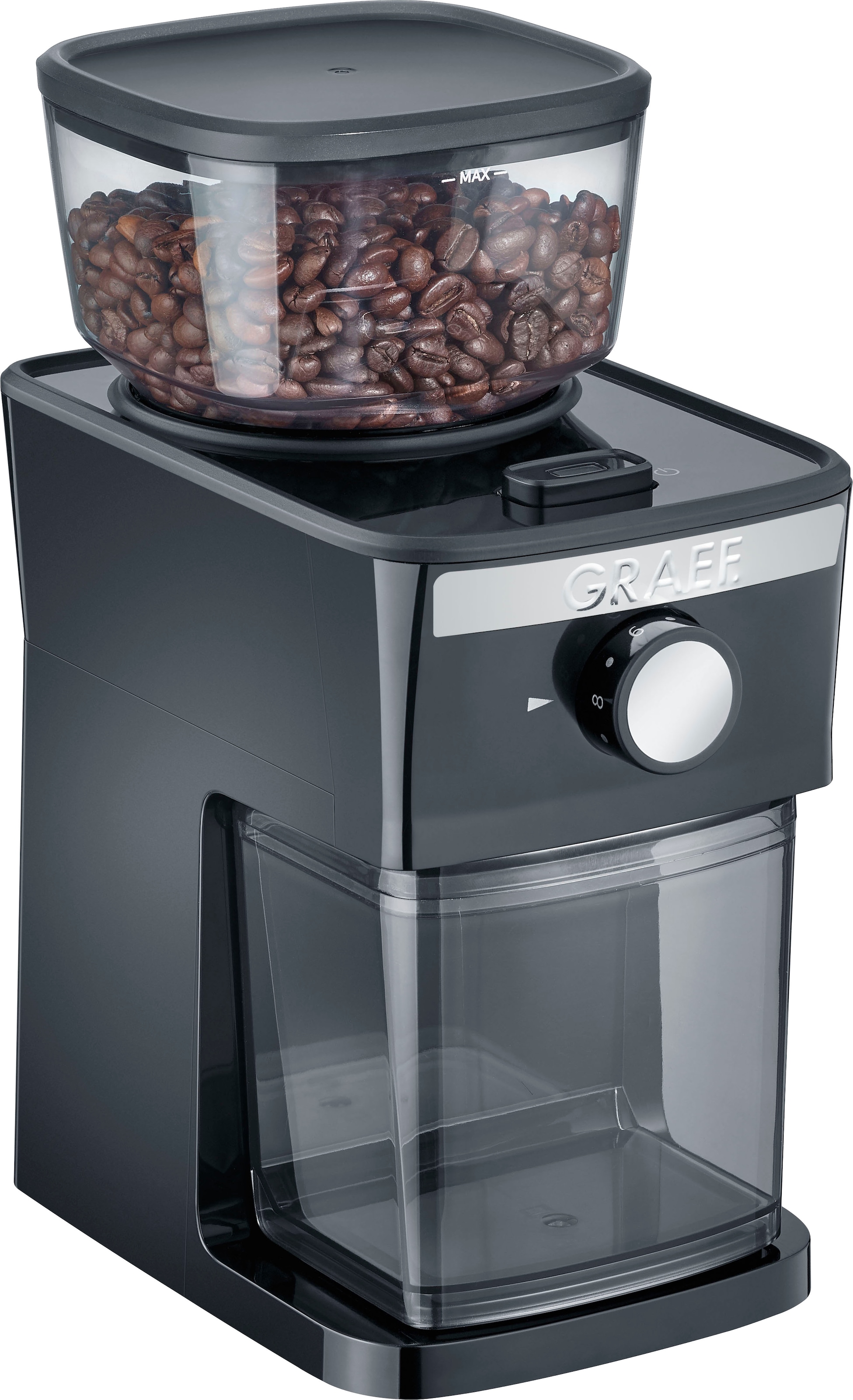 Graef Kaffeemühle "CM252", 130 W, Scheibenmahlwerk, 80 g Bohnenbehälter