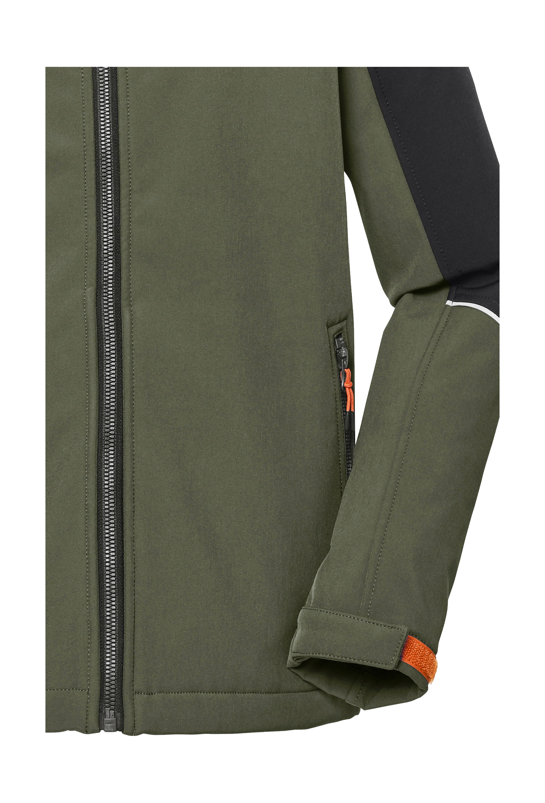 Killtec Softshelljacke »KOW 131 BYS SFTSHLL JCKT«, Wind- und wasserabweisende Softshelljacke mit verstellbarer Kapuze