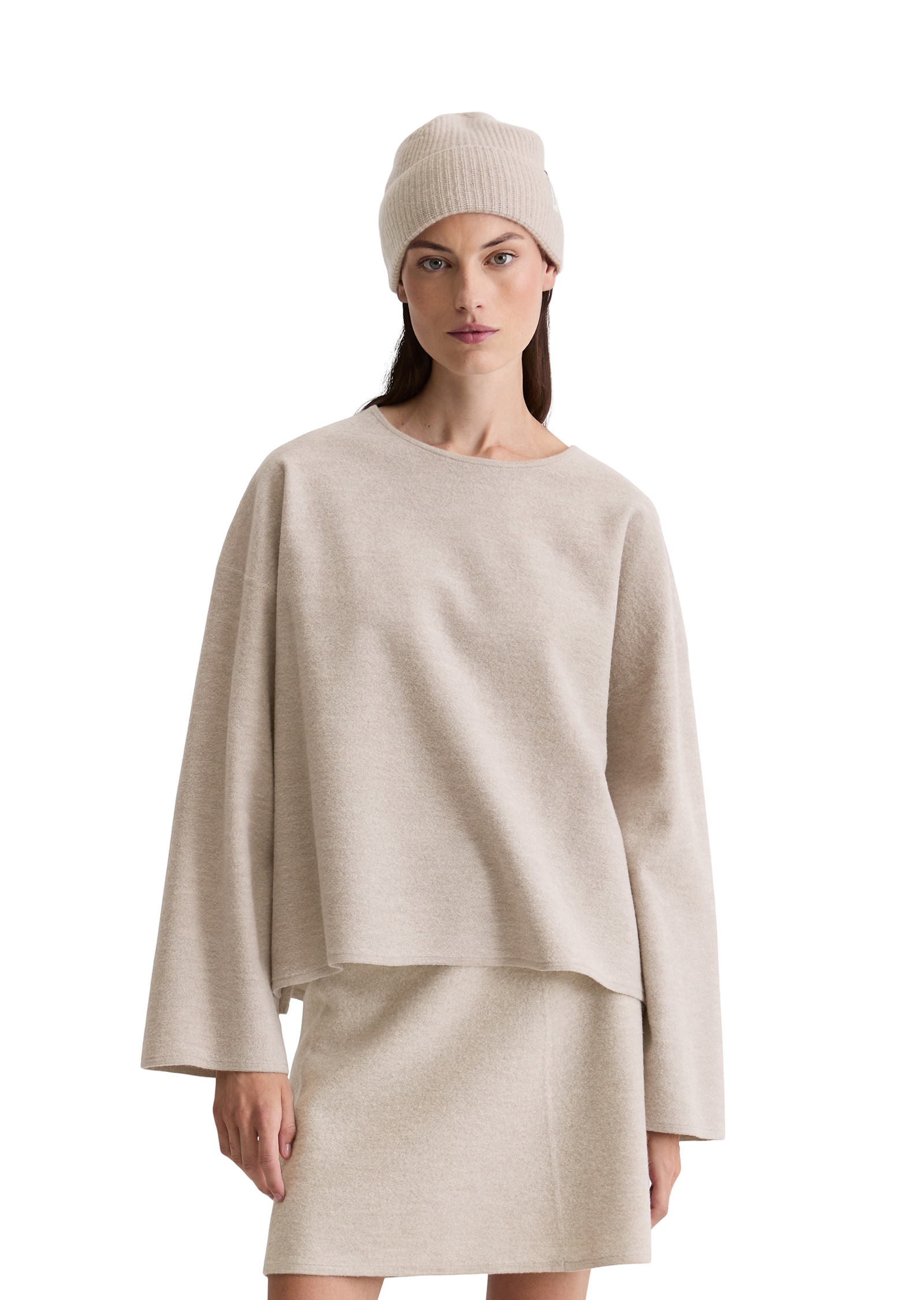 Marc OPolo Strickpullover "aus Boiled Wool" günstig online kaufen