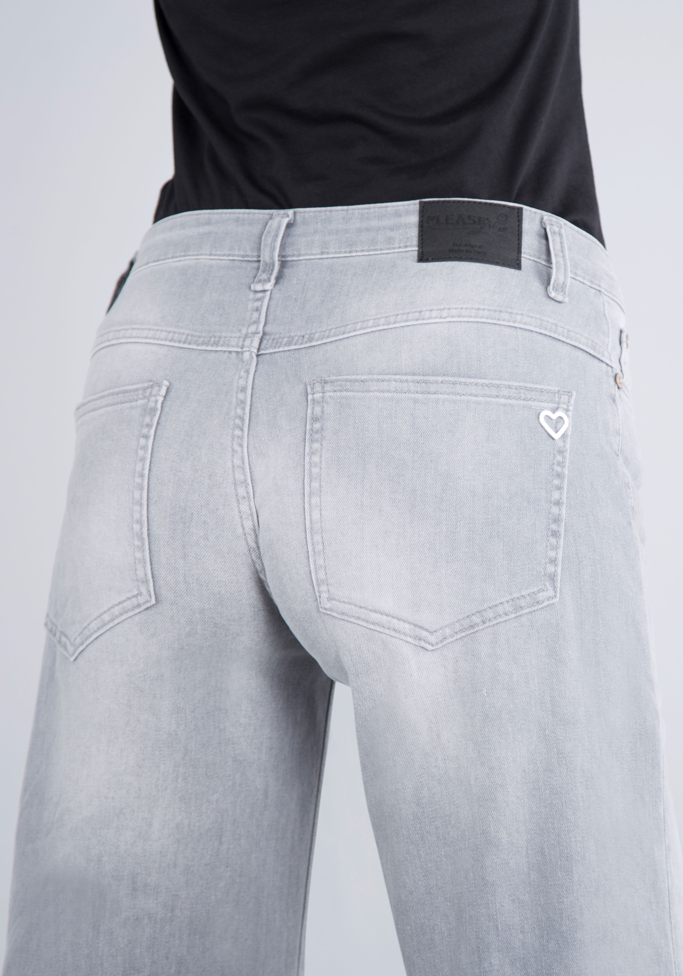 Please Jeans 5-Pocket-Jeans, mit weitem Bein und Fade-Out Effekten