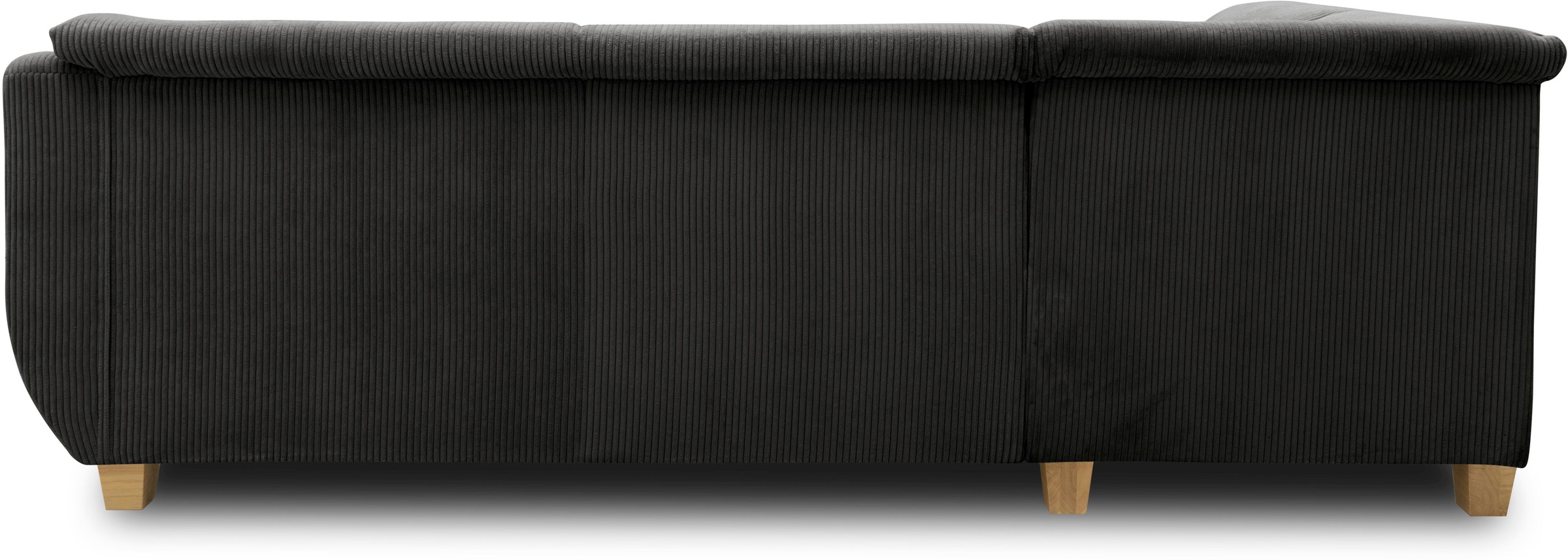Home affaire Ecksofa »Yesterday L-Form«, wahlweise mit Bettfunktion, auch in Cord