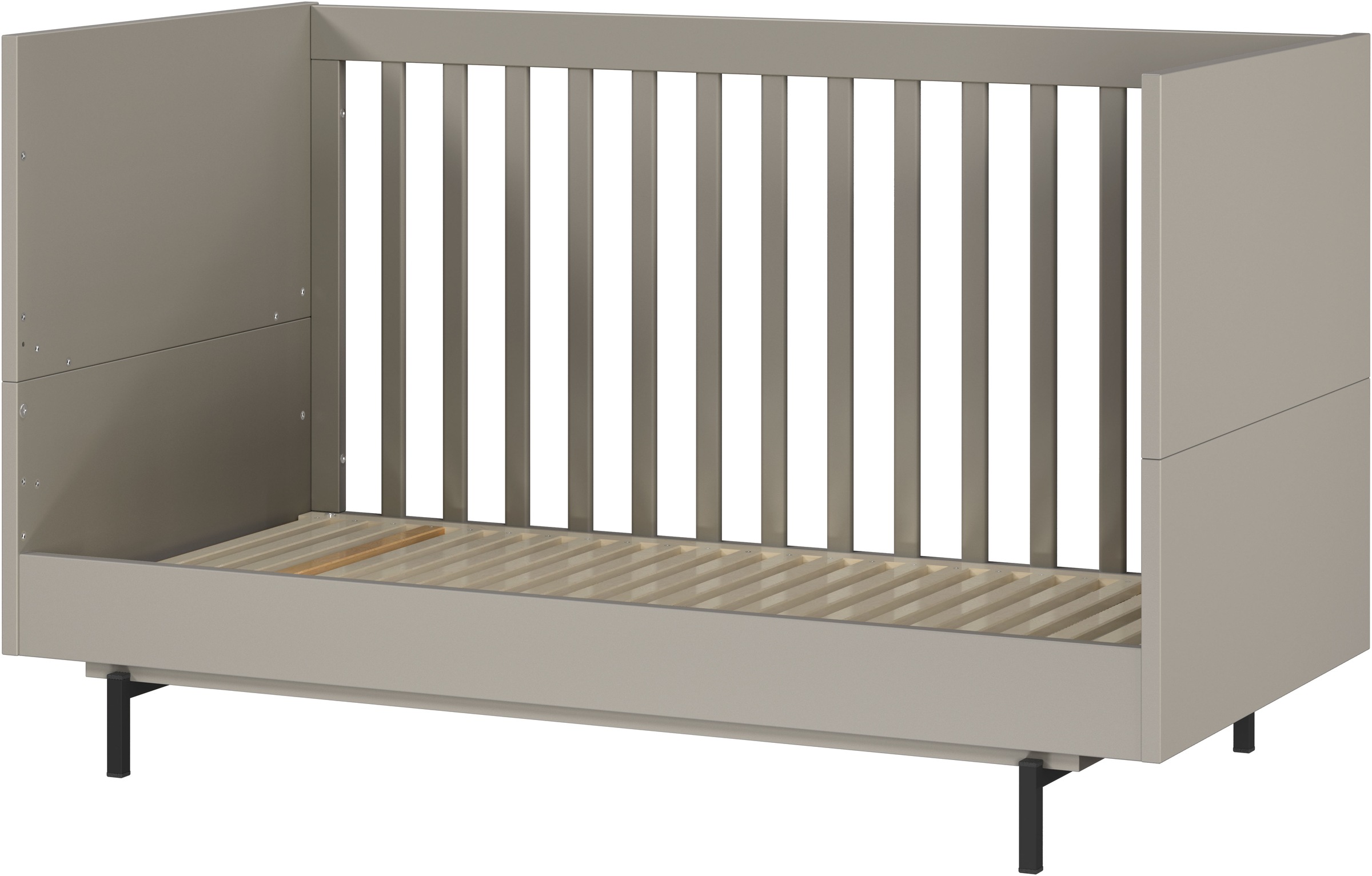 Thumbnail - GERMANIA Kinderbett "Tomino in 2 Ausführungen" Set, 2 Stk. tlg. inkl. Umbauseiten, B/H/T 144/87/75 cm, belastbar bis 100...