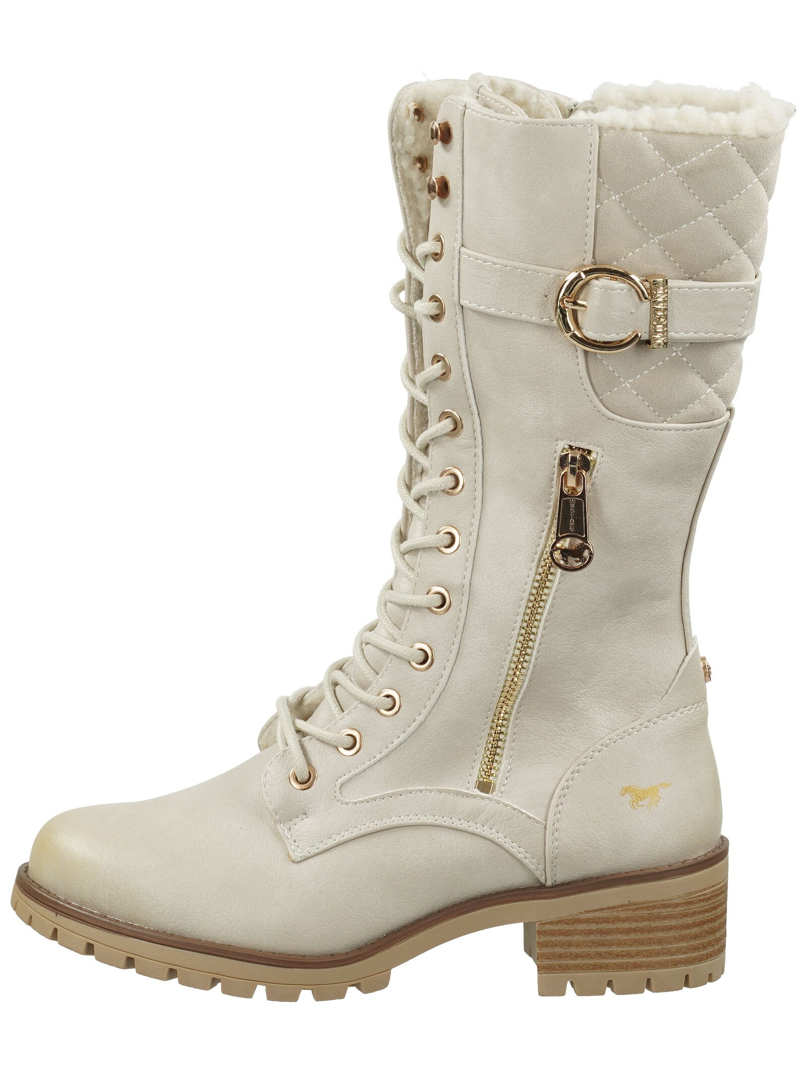 Mustang Shoes Schnürstiefelette »Mustang Shoes Stiefel Lederimitat«