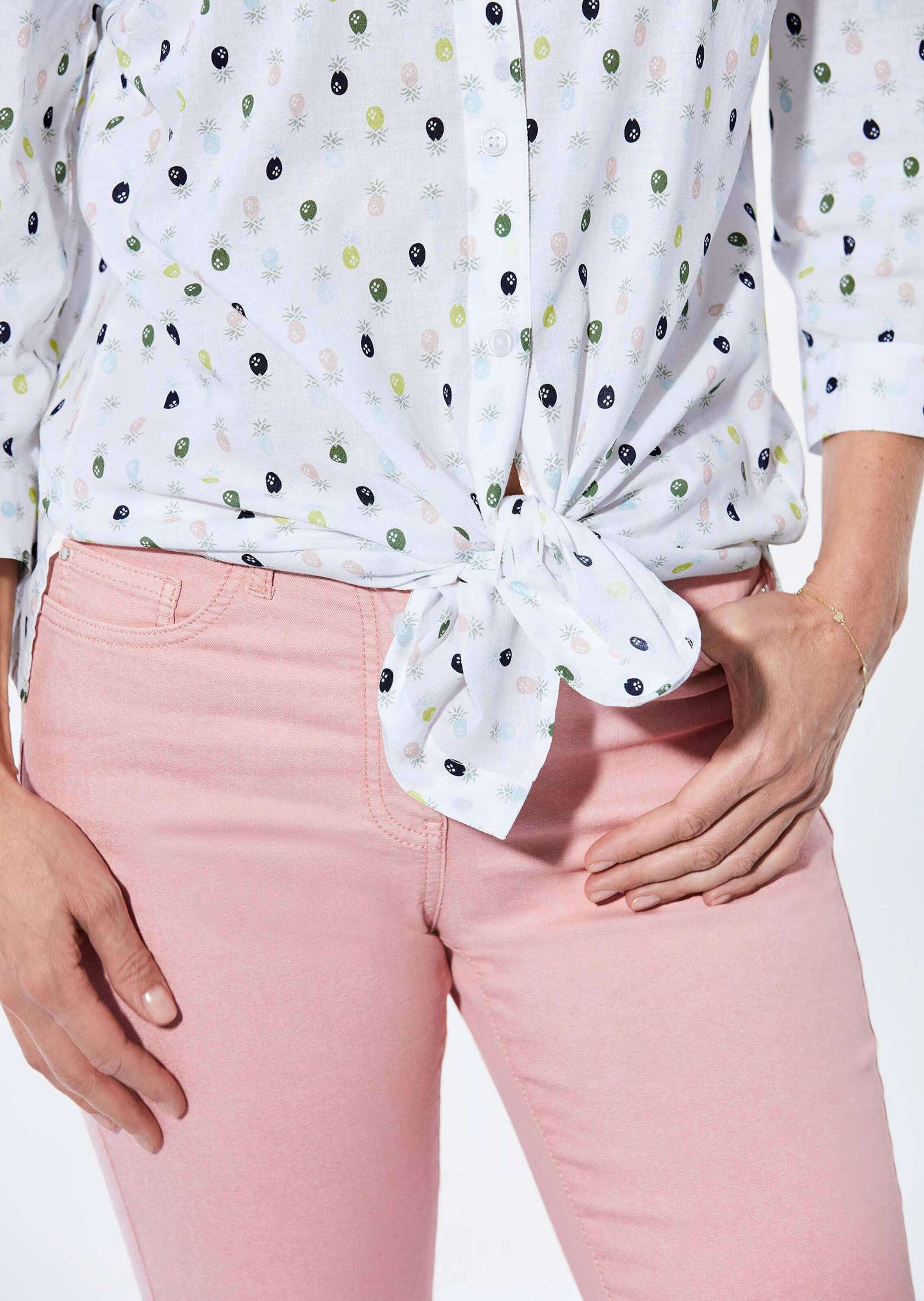 GOLDNER Klassische Bluse »Bluse Bluse mit Hemdkragen«