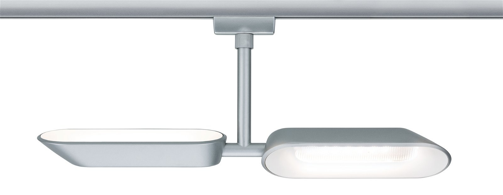 Paulmann Schienensystem-Leuchten »URail Schienenspot Dipper 2x650lm 2x8W 2700K 230V Chrom matt, Weiß«, (1 tlg.), dimmbar, Einzelspot