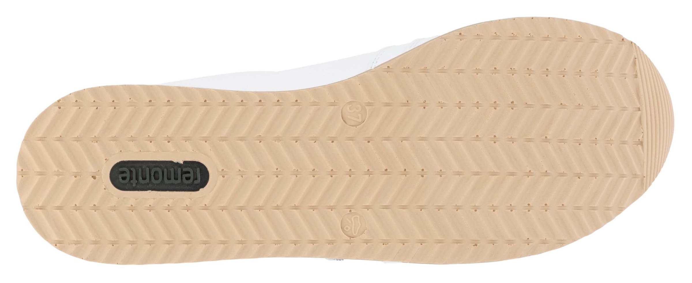 Remonte Plateausneaker, Freizeitschuh, Halbschuh, Schnürschuh mit seitlichem Reißverschluss