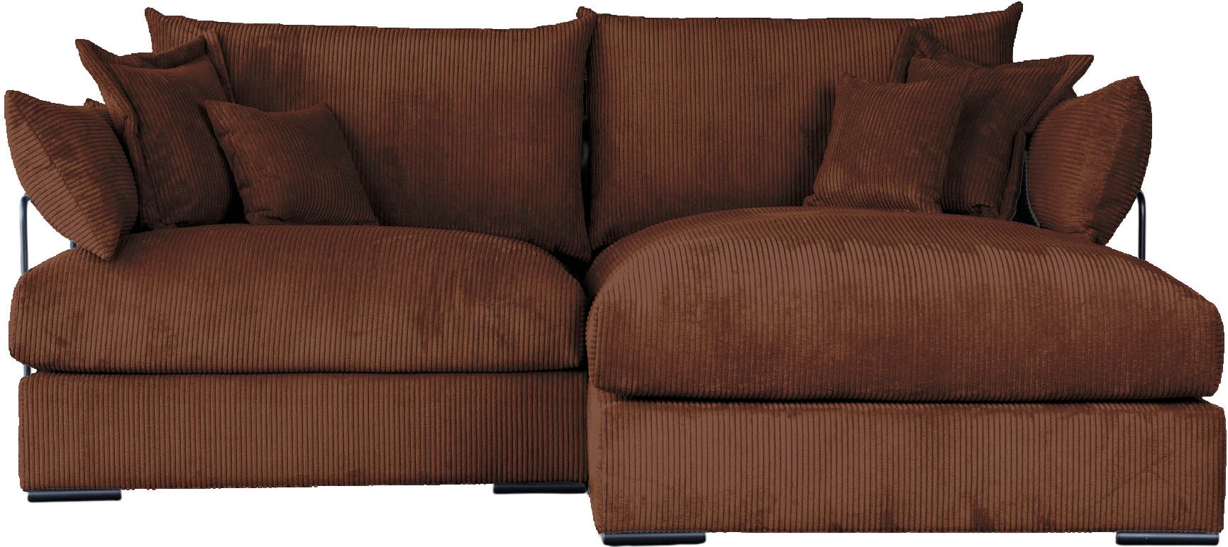 Home affaire Ecksofa "Casa XXL L-Form, Breite 247 cm" Mega-Sofa, Cord oder günstig online kaufen