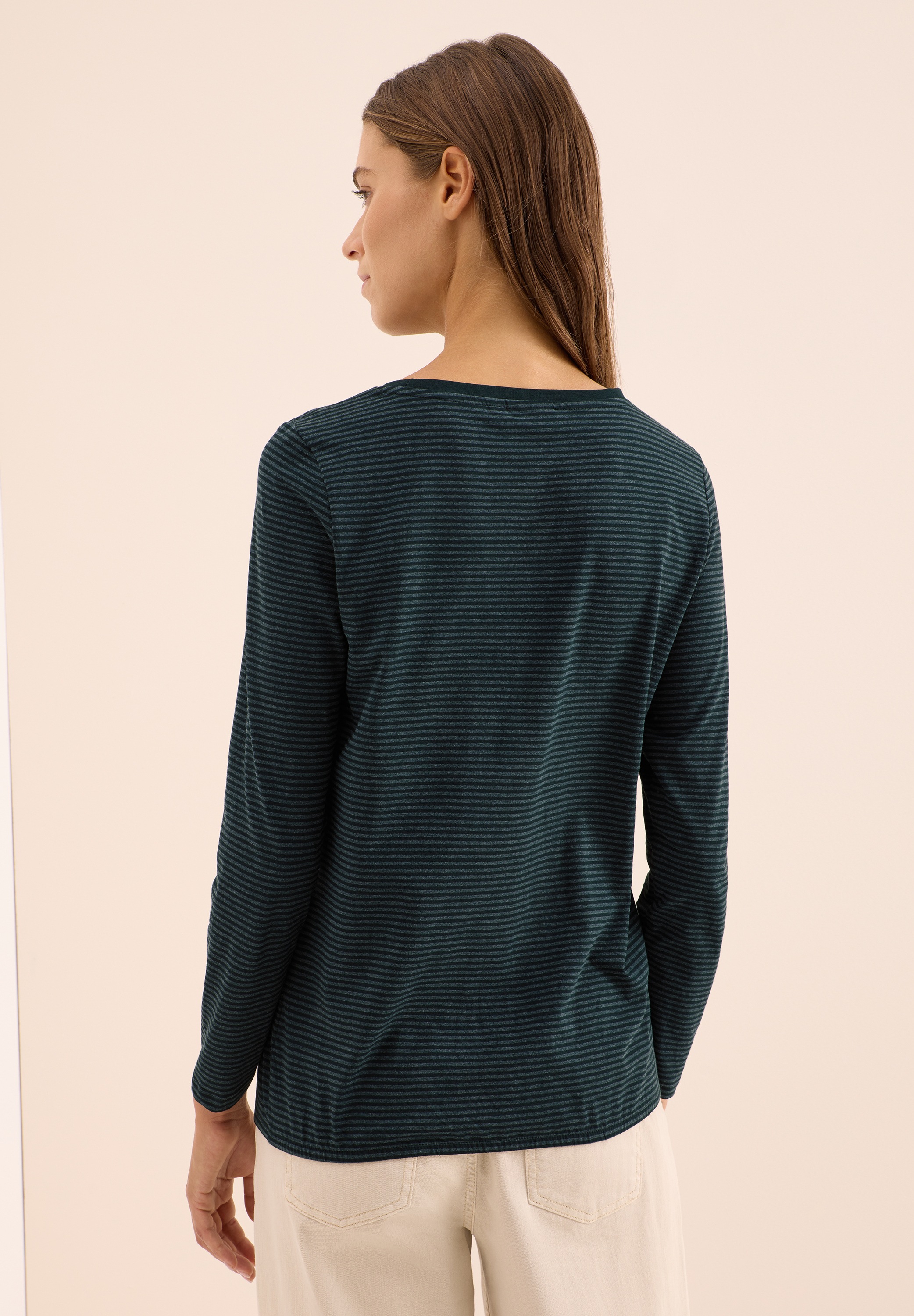 Cecil Langarmshirt, im soften Baumwoll-Mix
