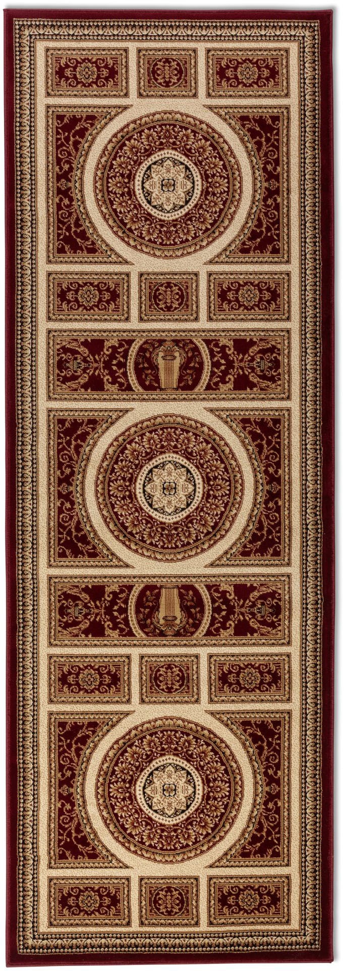 NORTHRUGS Teppich »Guzara«, rechteckig, 8 mm Höhe, Orient Optik, Läufer, strapazierfähig, pflegeleicht, robust