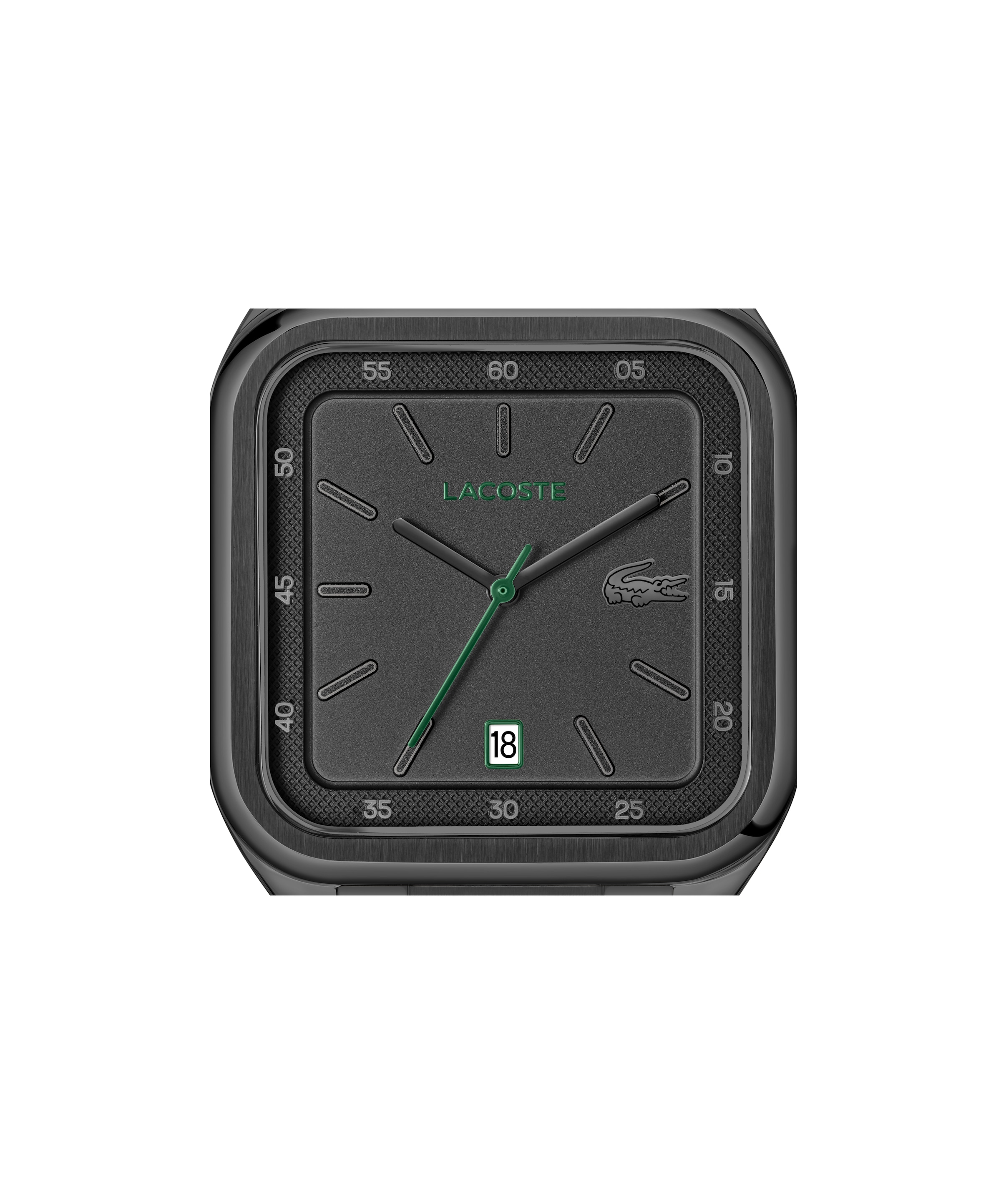 Lacoste Quarzuhr »LACOSTE.12.12 UP« Armbanduhr, Herrenuhr, Edelstahlarmband, analog