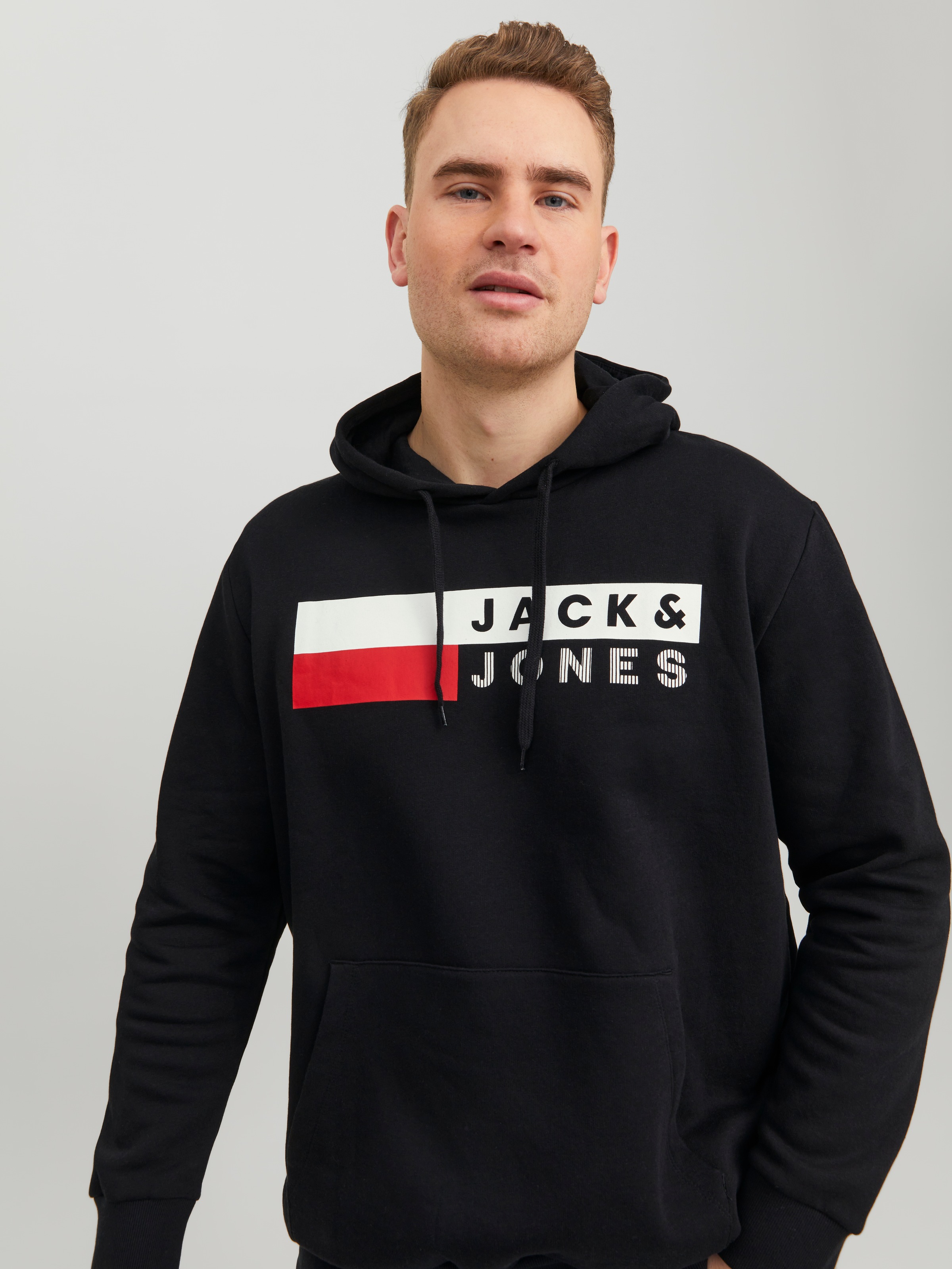 Jack & Jones PlusSize Kapuzensweatshirt "JJECORP LOGO SWEAT HOOD NOOS PLS" günstig online kaufen