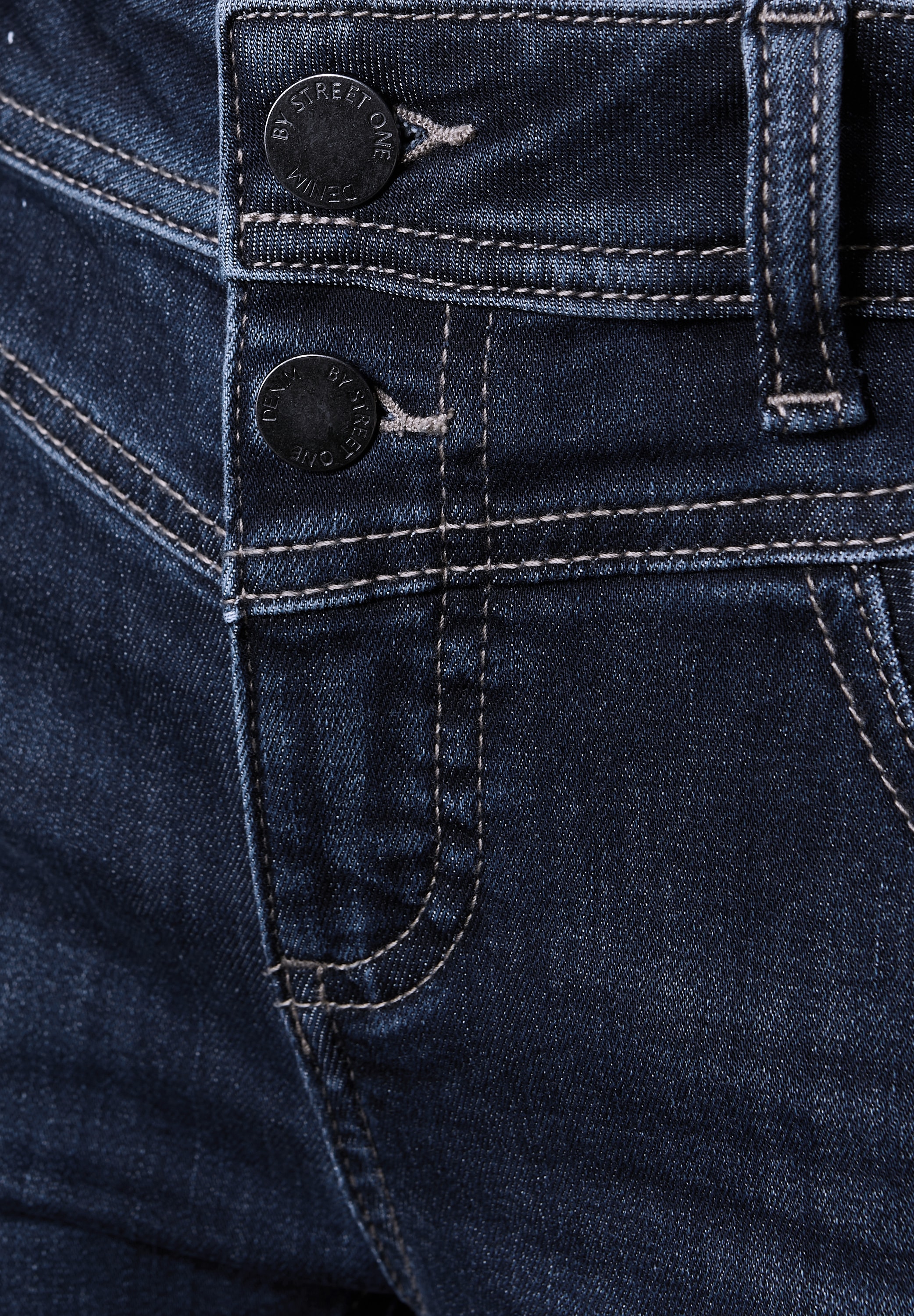 STREET ONE Comfort-fit-Jeans, Middle Waist
