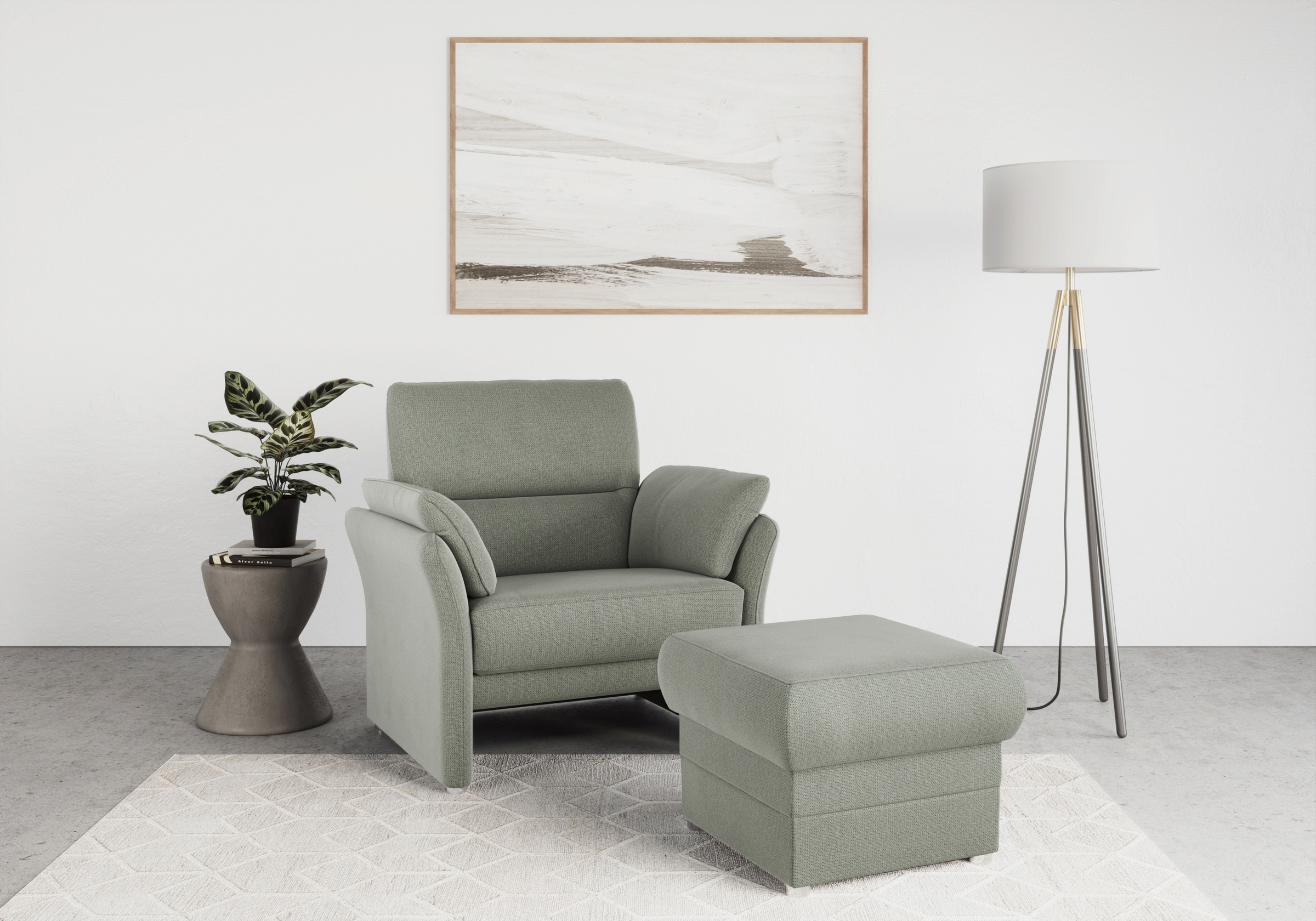 DOMO collection Sessel »Pina Cocktailsessel«, Passender Sessel zur Serie, mit Federkern