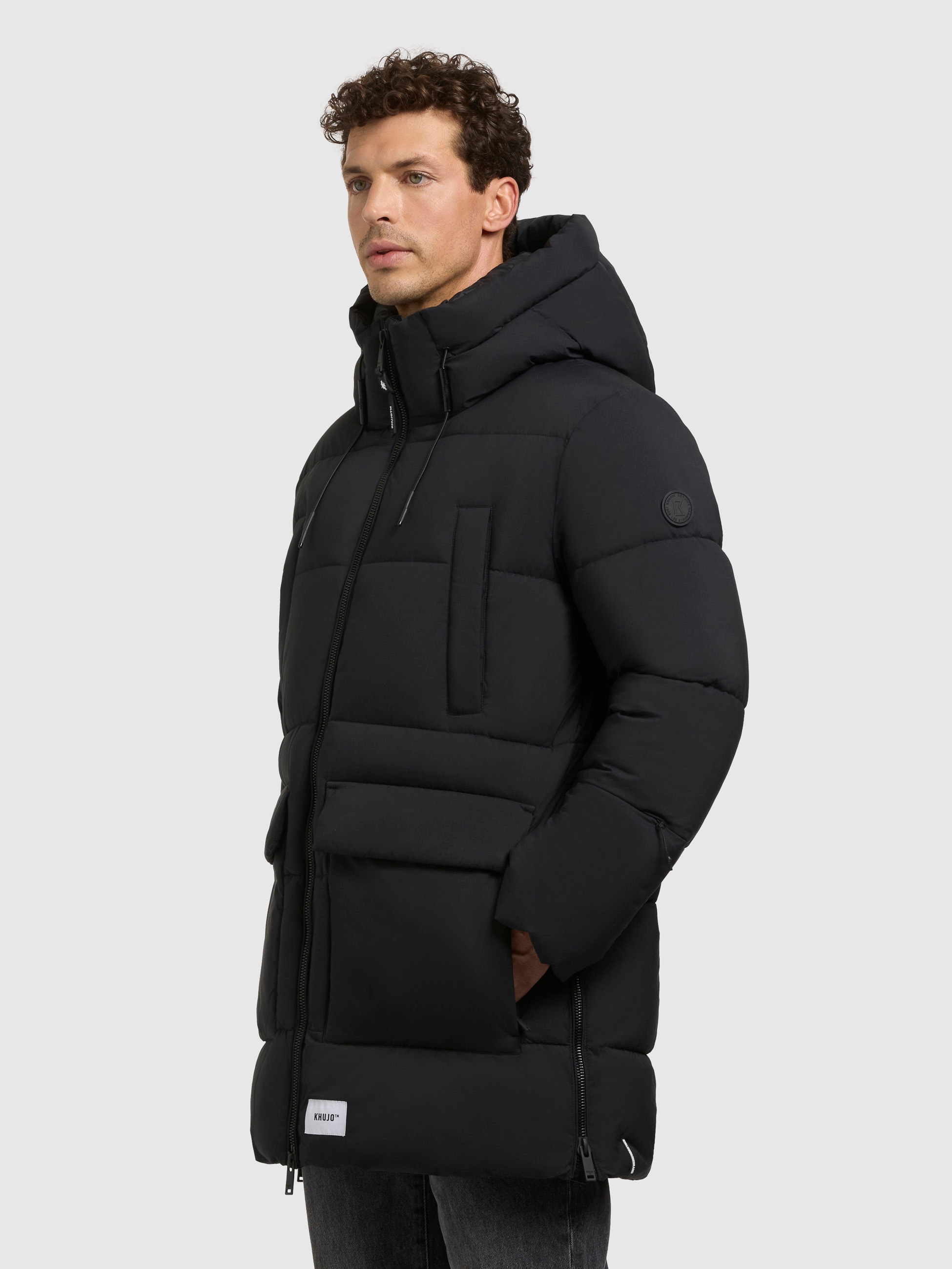 khujo Steppjacke »WELM MATT«, mit Kapuze