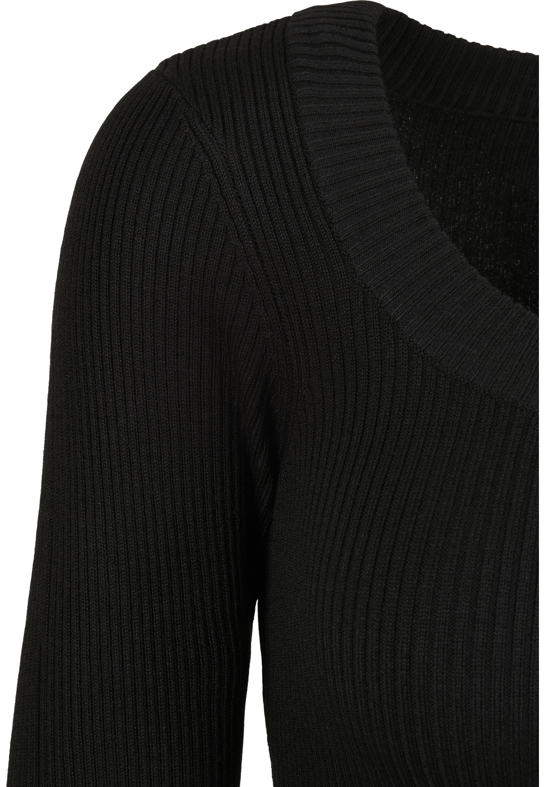 URBAN CLASSICS Sweatshirt »Urban Classics Damen Ladies Wide Neckline Sweater«, 1 Stk.
