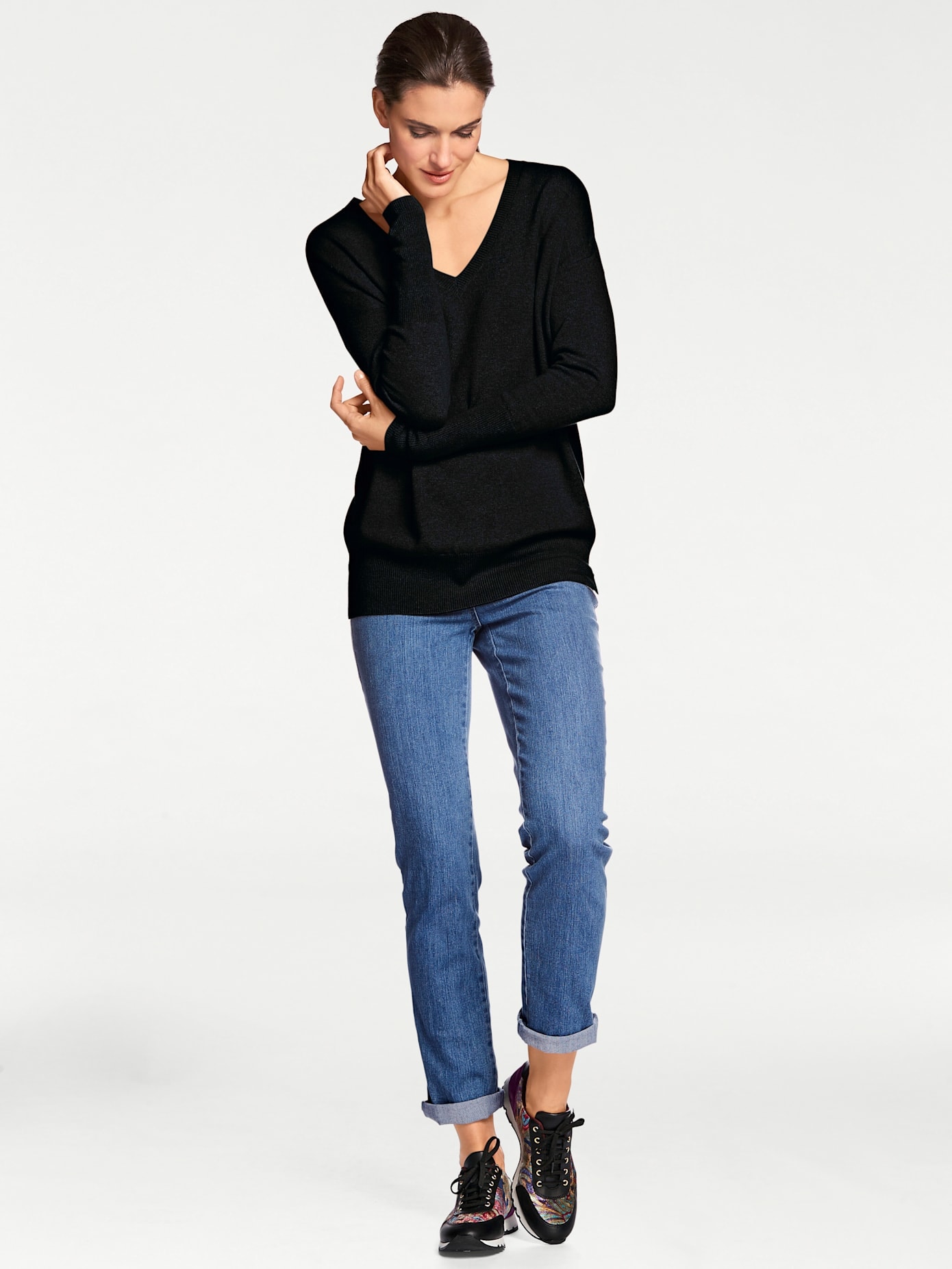 B.C. BEST CONNECTIONS by heine Strickpullover "V-Pullover"