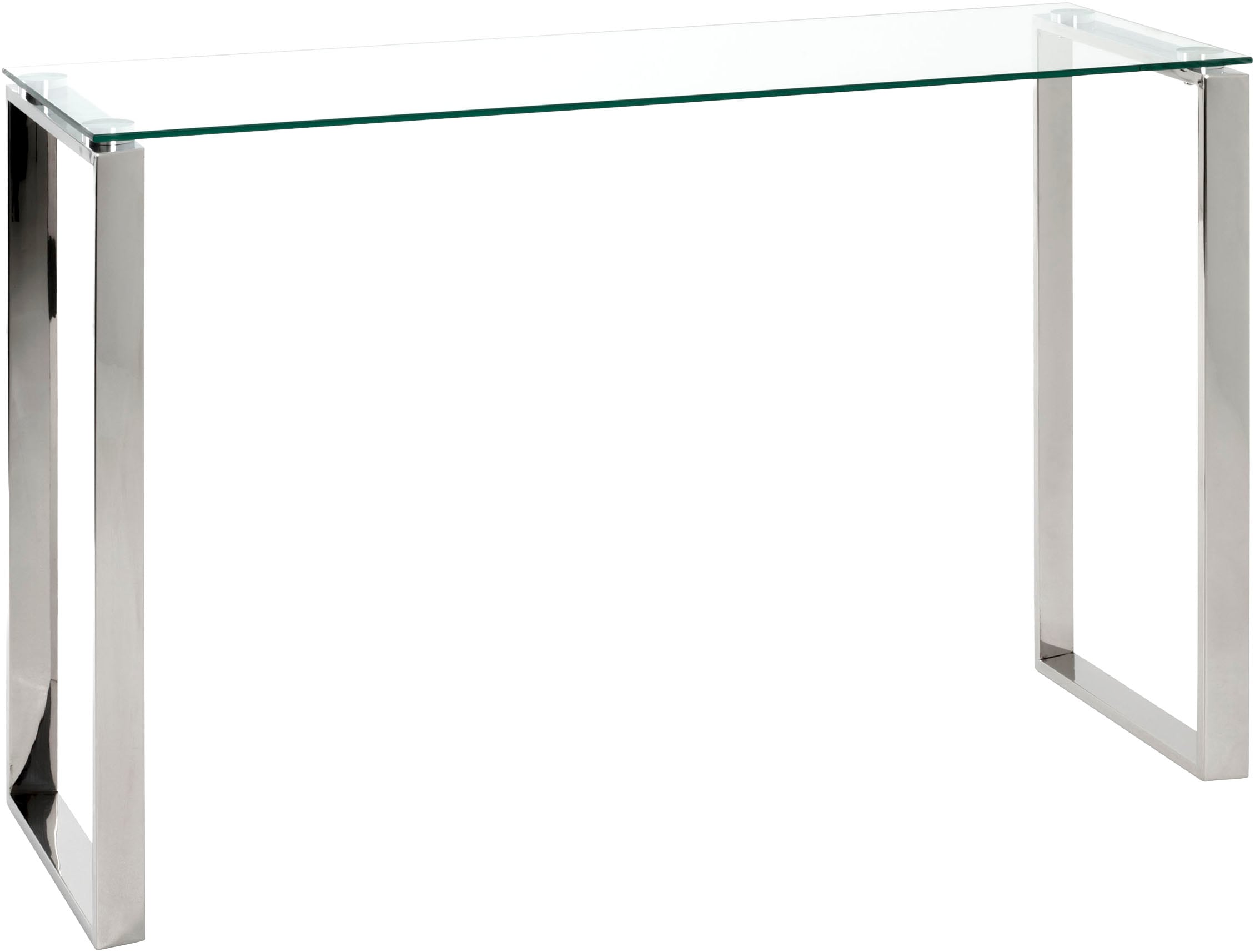 HAKU Konsole "Sideboard" rechteckig - aus Metall Silber - B/T/H 120/40/78 cm