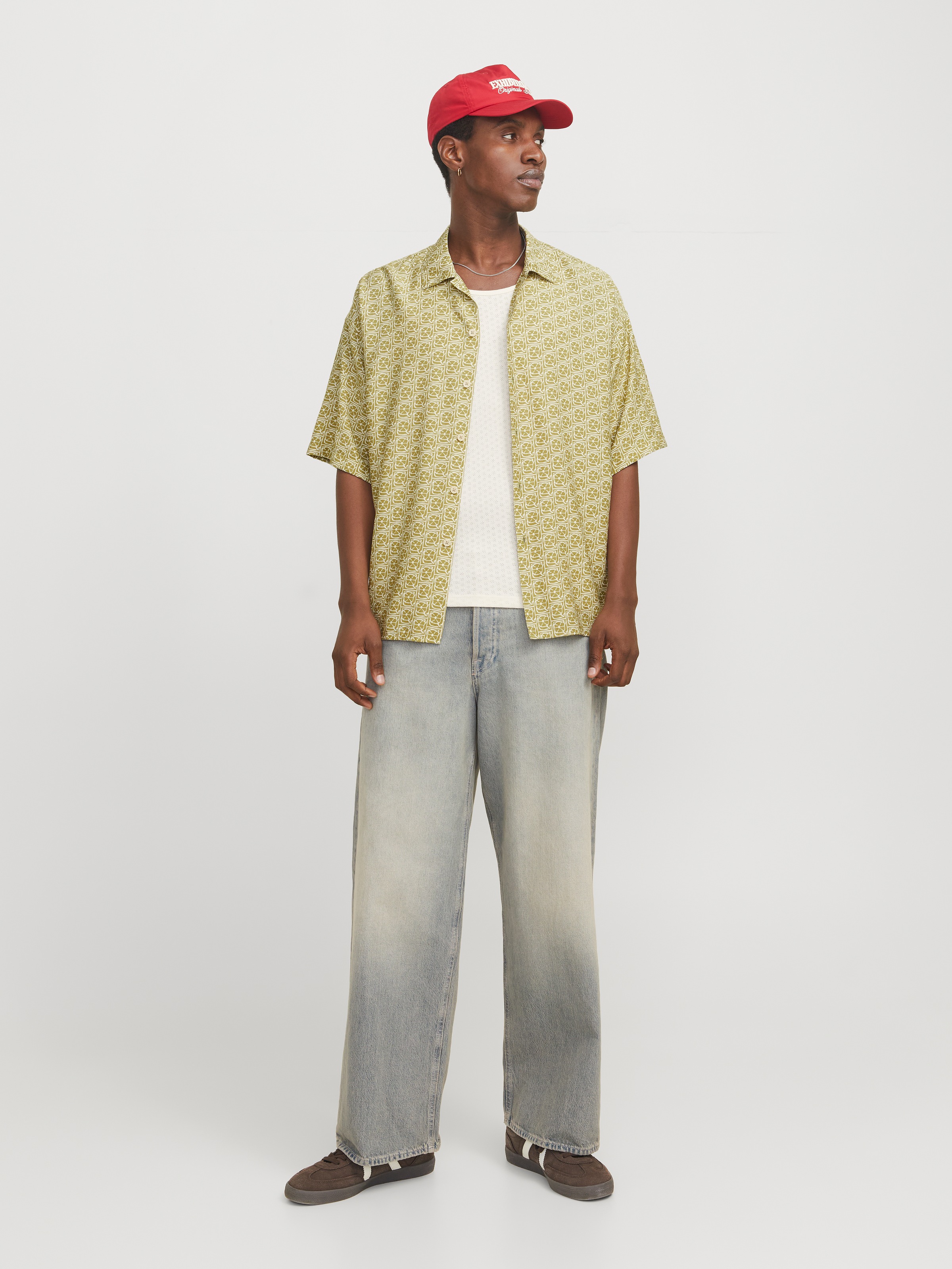 Jack & Jones Kurzarmhemd »JORMARSHALL ISLINGTON AOP SHIRT SS SN«