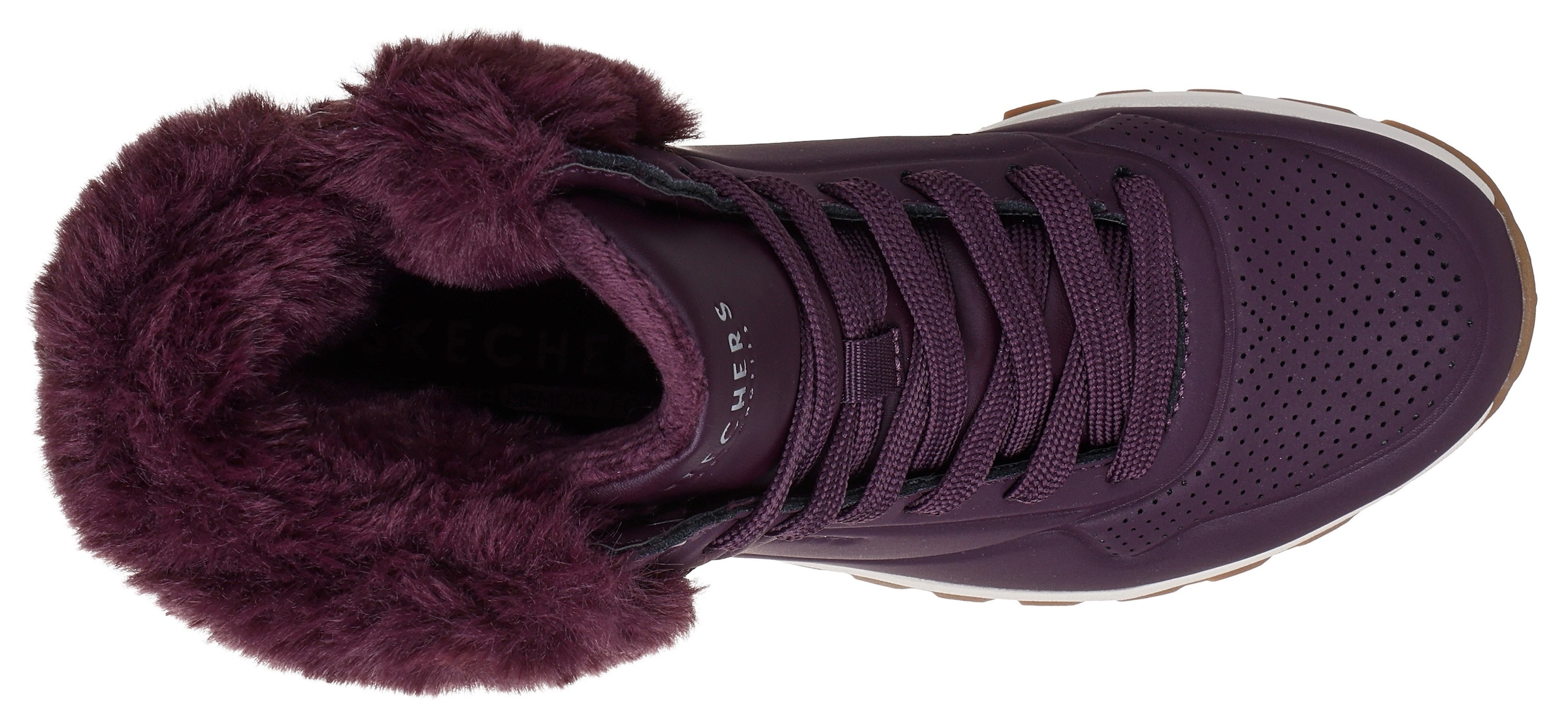 Skechers Schnürboots »UNO RUGGED - FALL AIR«, Winterboots mit Air-Cooled Memory Foam® Komfort-Innensohle