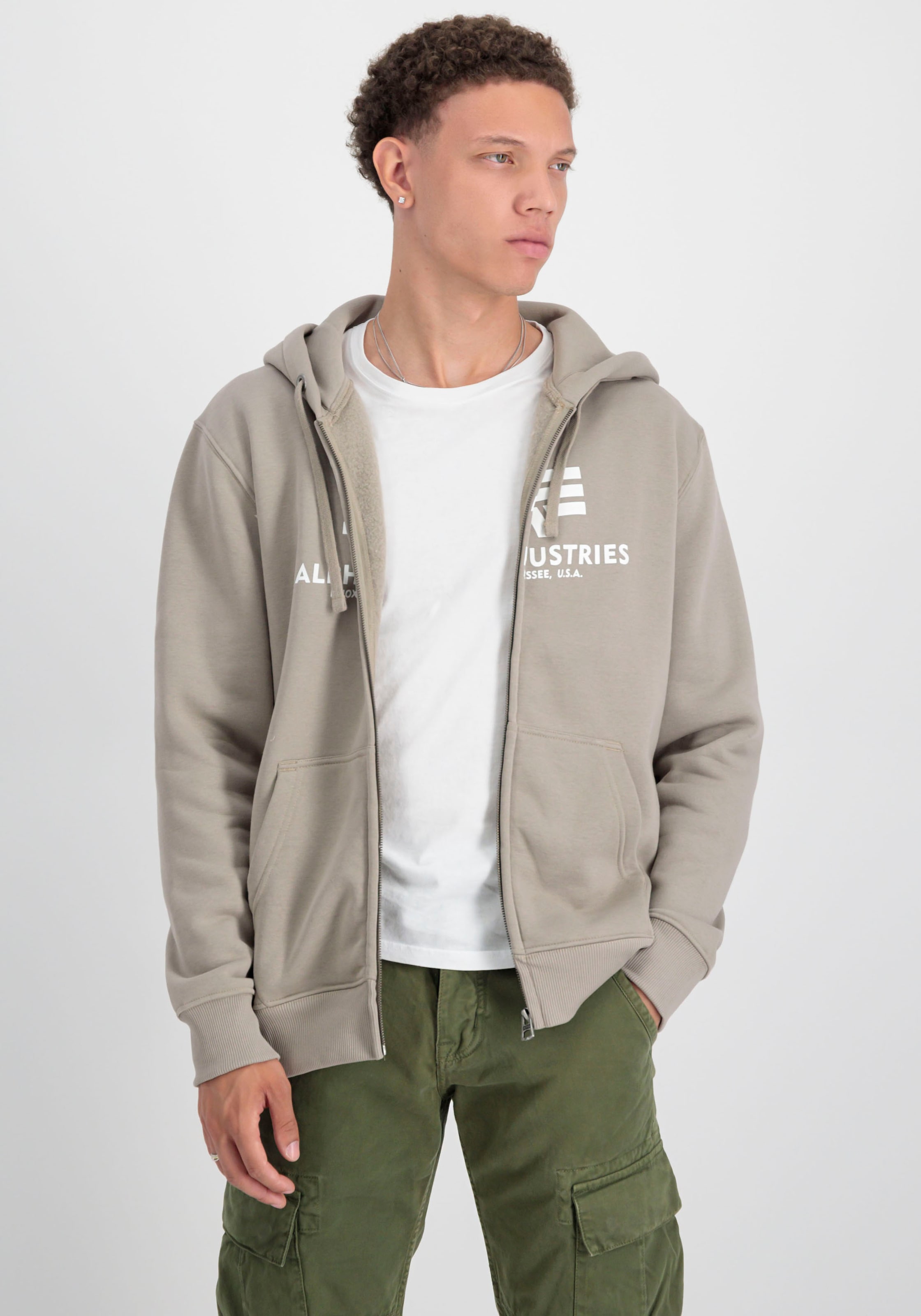 Alpha Industries Kapuzensweatjacke "BASIC ZIP HOODY"