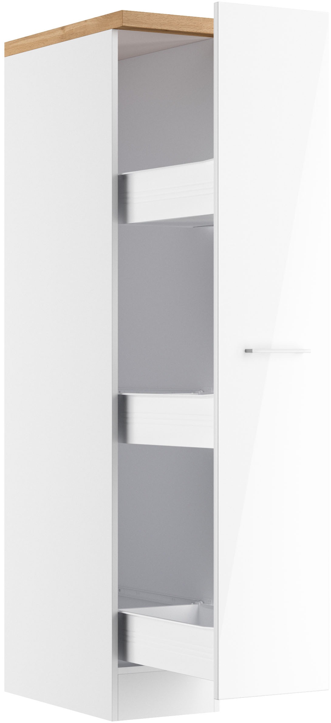 Thumbnail - KOCHSTATION Apothekerschrank "KS-Milan" Apothekerschrank 30 cm, matte oder hochglänzende Fronten