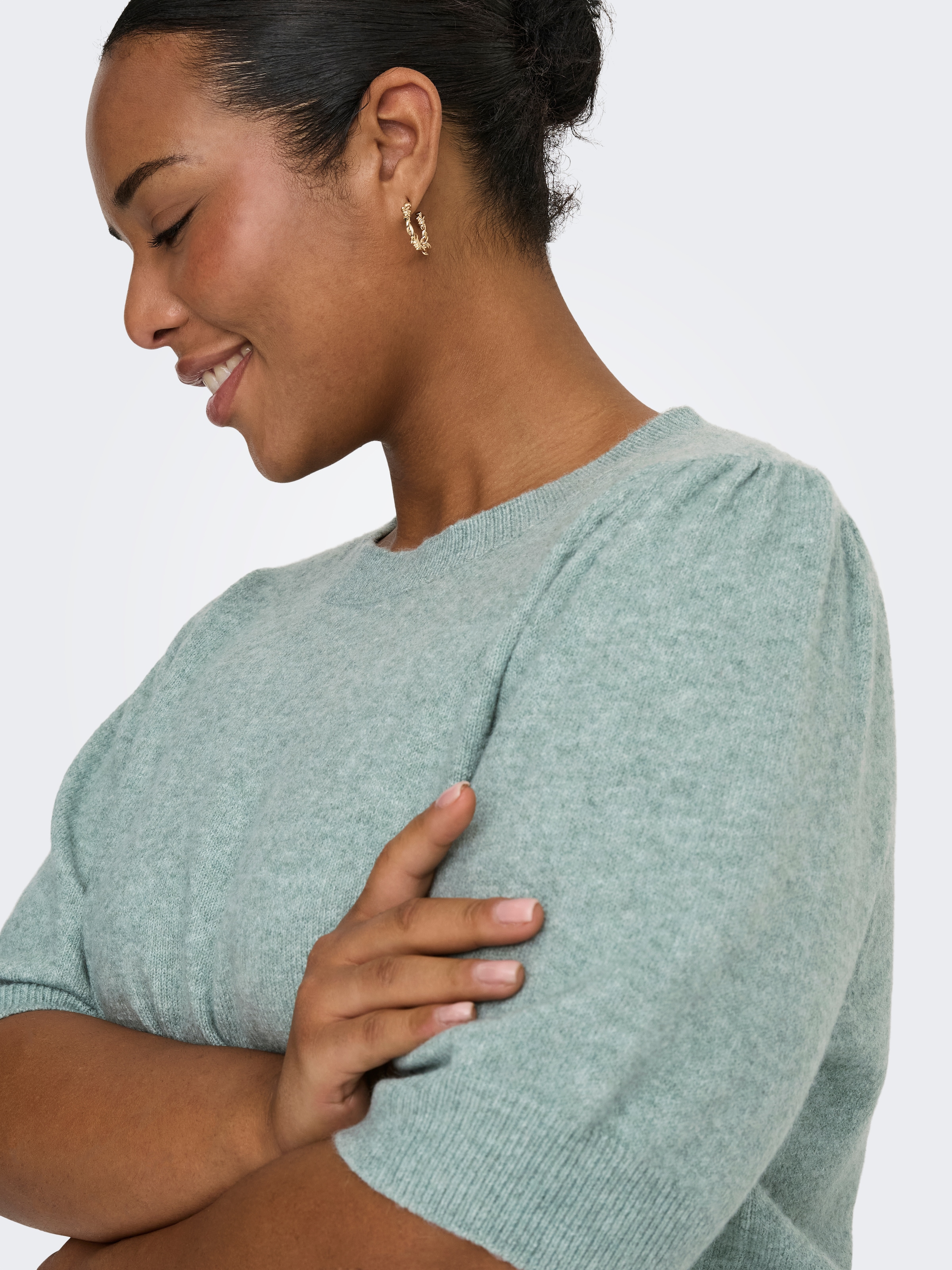 ONLY CARMAKOMA Strickpullover »CARRICA LIFE 2/4 PULLOVER KNT NOOS«