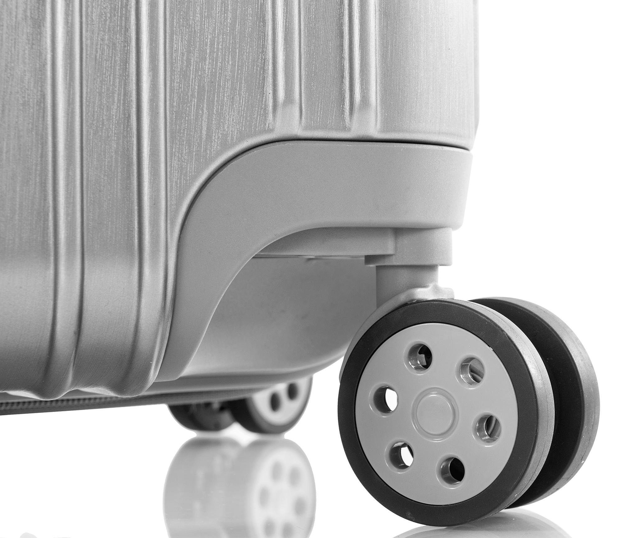 Heys Hartschalen-Trolley »Xtrak, in verschiedenen Farben und Größen«, 4 Rollen, Heys x Joachim Llambi Handgepäck-Koffer TSA Schloss Volumenerweiterung
