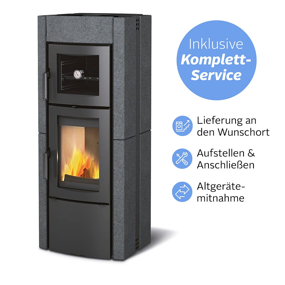 Kaminofen »La Nordica »Ester Forno««, (Alles inklusive Service: Aufstellen,...