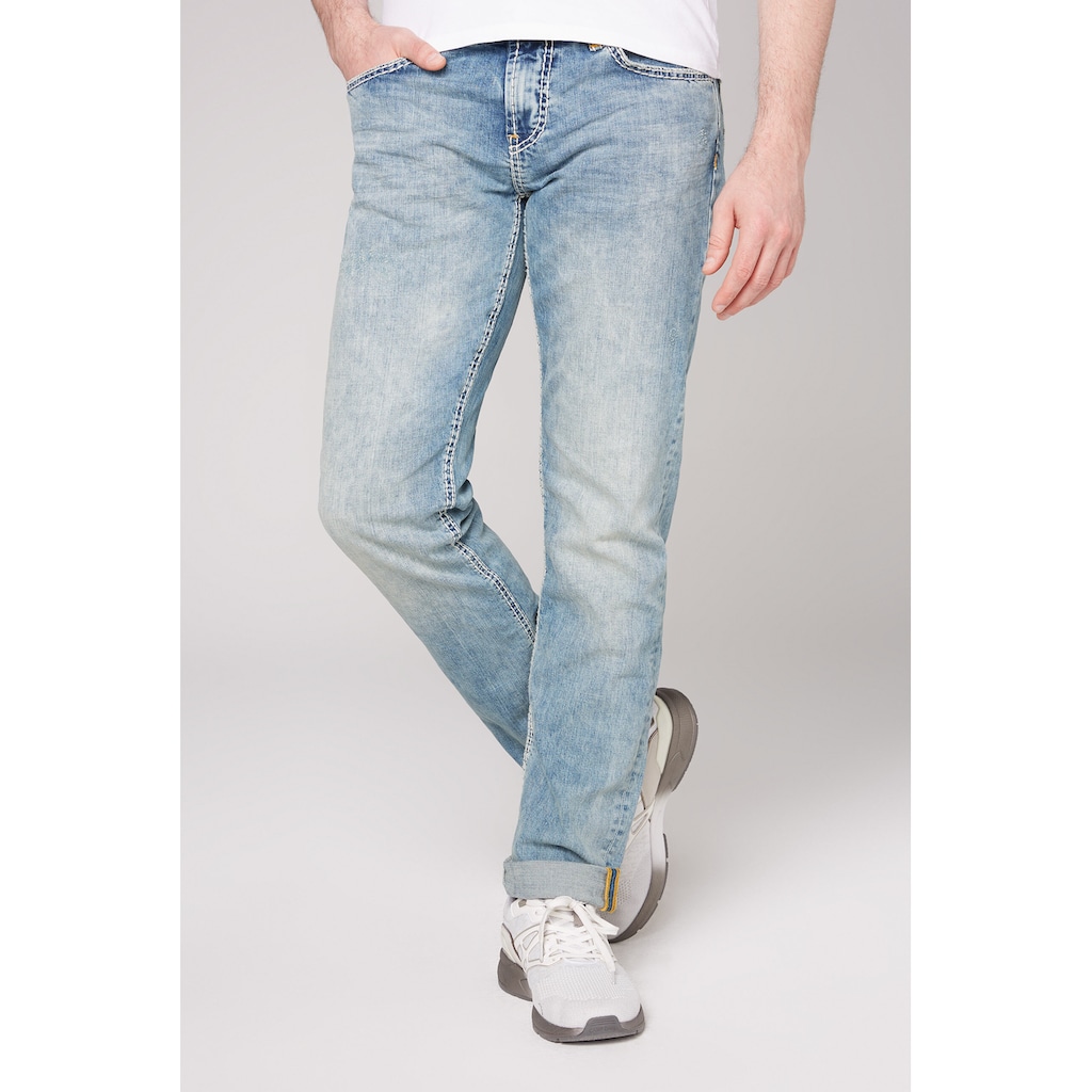 CAMP DAVID Regular-fit-Jeans, mit Destroy-Effekte
