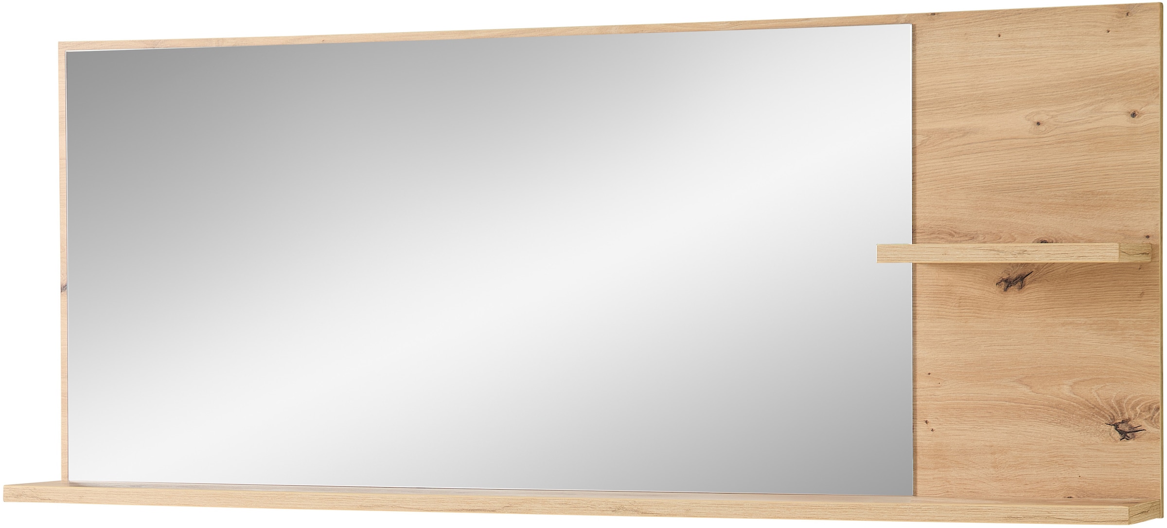 Innostyle Garderobenspiegel »BARI Wandspiegel«, (1 St.), Spiegelfläche 148 x 60 cm, 2 Ablageböden