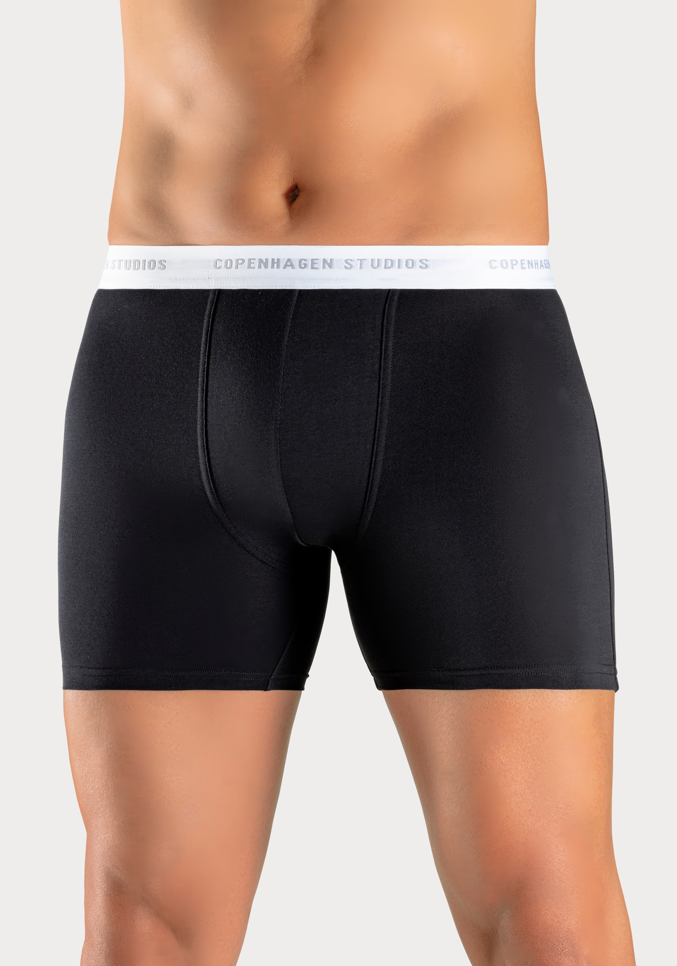 Copenhagen Studios Langer Boxer "Boxershorts für Herren", (Packung, 3 St., günstig online kaufen