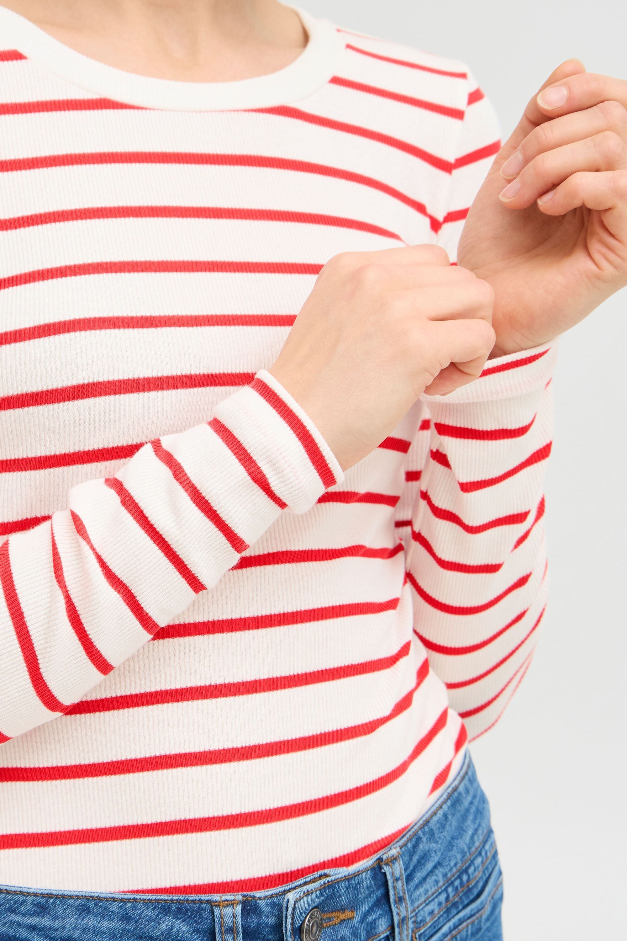 fransa Longsleeve »Longsleeve FRHIZAMOND STRIPE TEE 33«