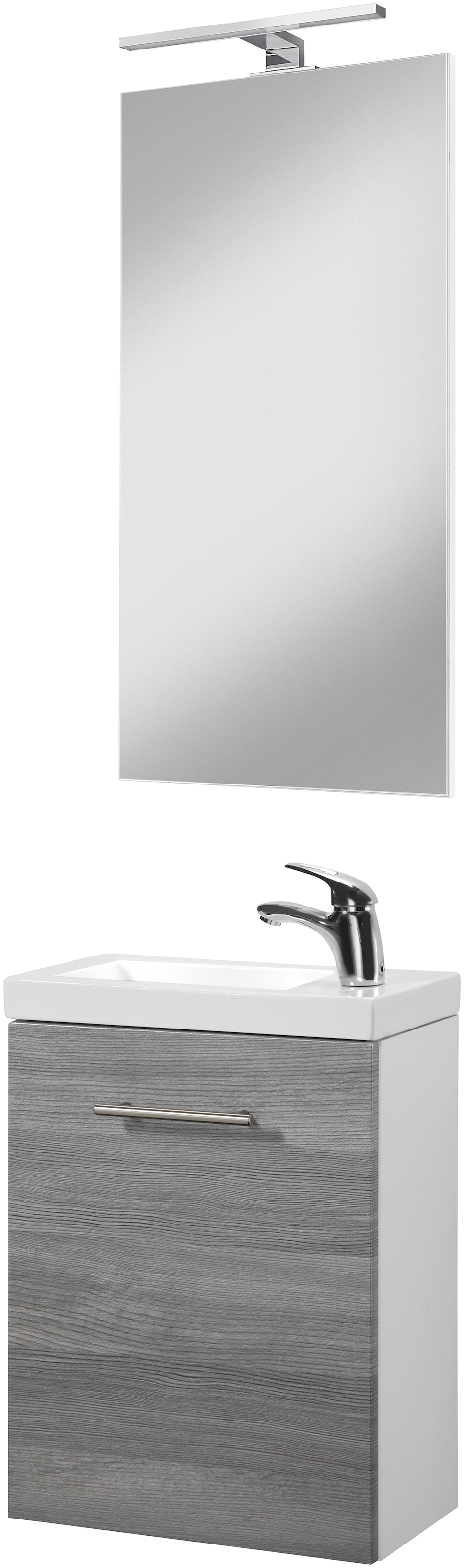 welltime Waschtisch-Set "Trento", (Set, 4 St.), Badmöbel Breite 40cm, Gäste günstig online kaufen