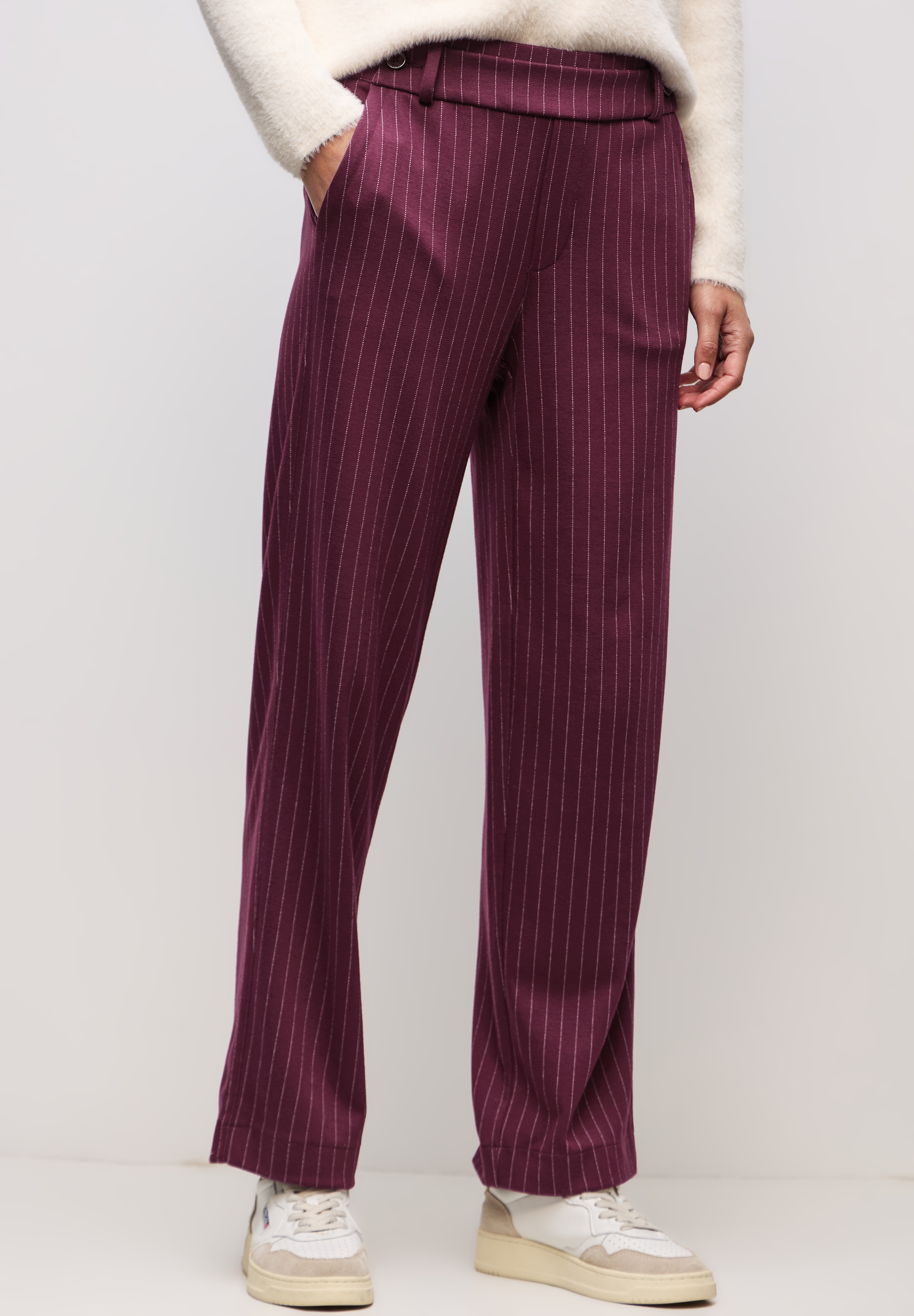 STREET ONE Stoffhose mit Nadelstreifenmuster günstig online kaufen