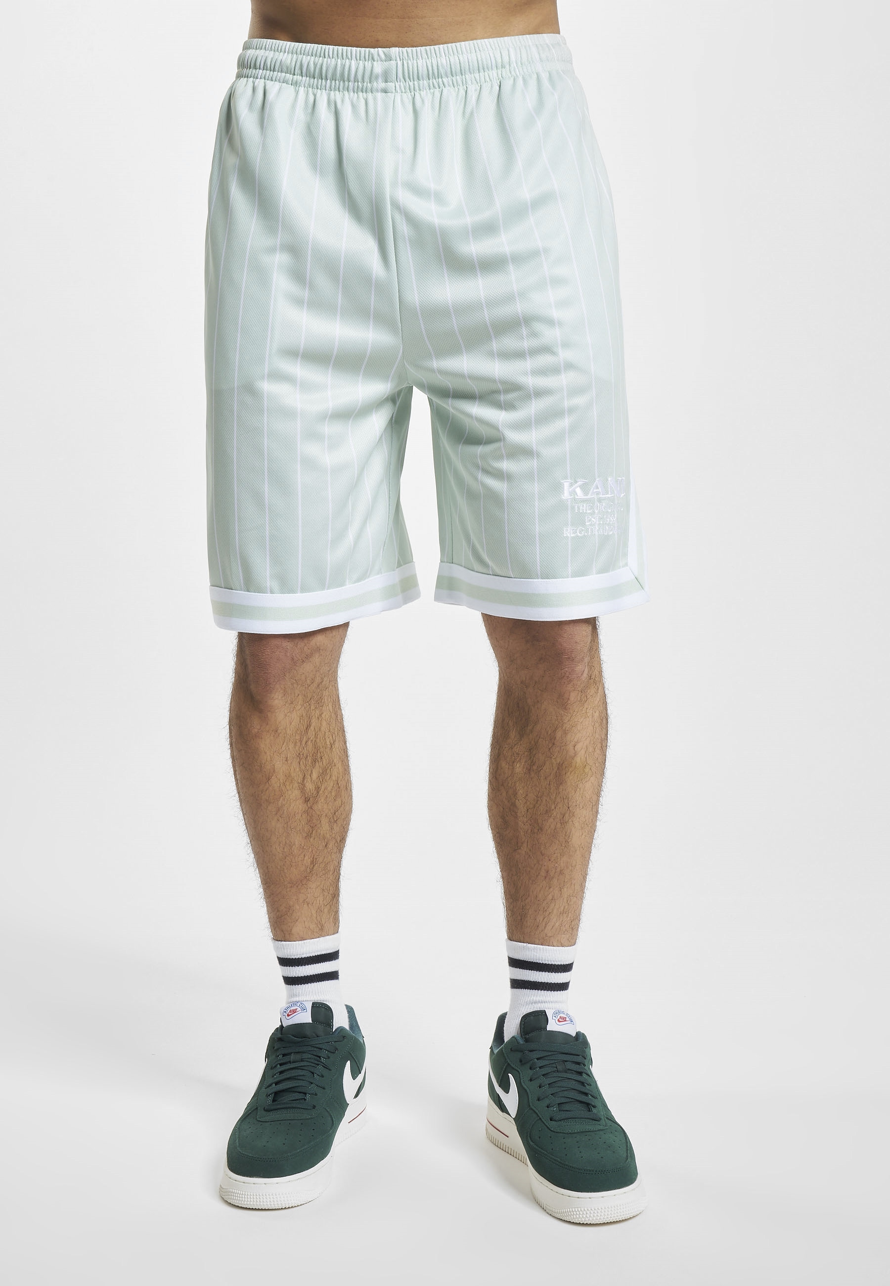 Karl Kani Shorts »Karl Kani Herren KM232-005-1 KK Retro Pinstripes Mesh Shorts«