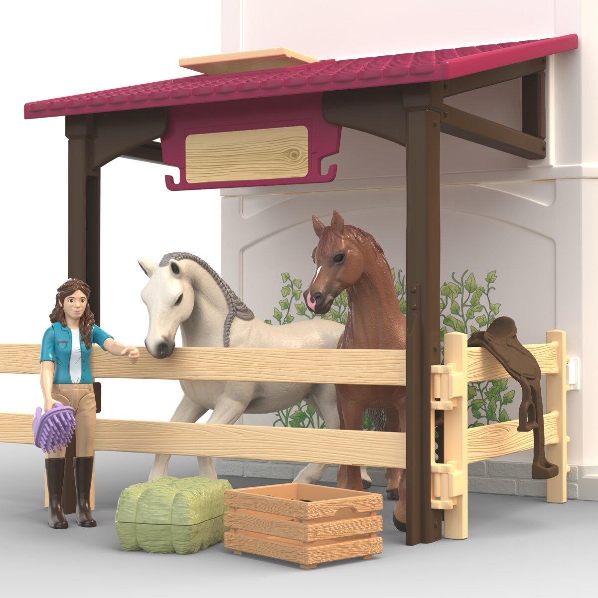 Schleich® Spielwelt »HORSE CLUB, Lakeside Villa & Paddock (42785)«